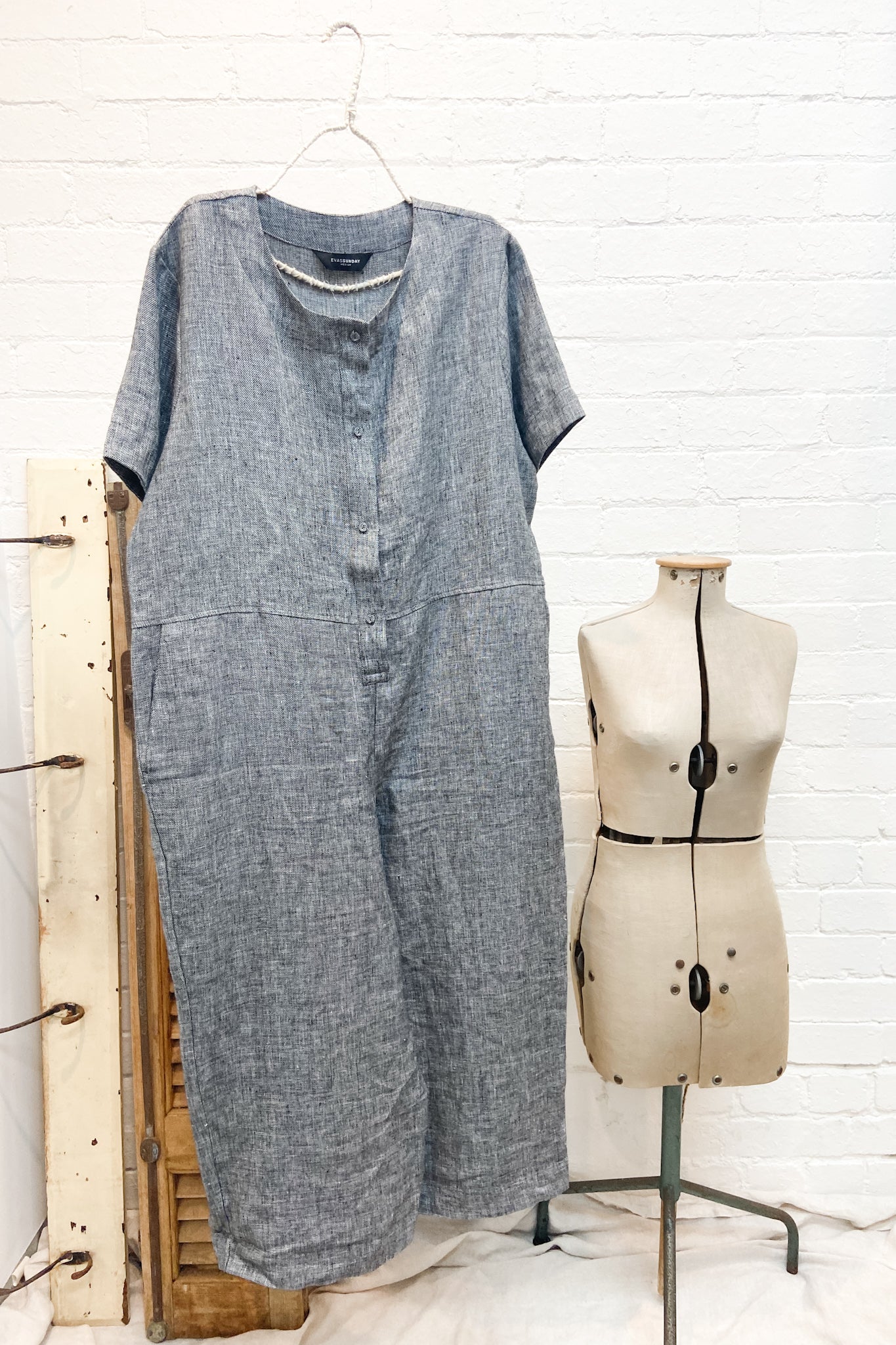 GW | Bethany Romper | Mottled Black | M