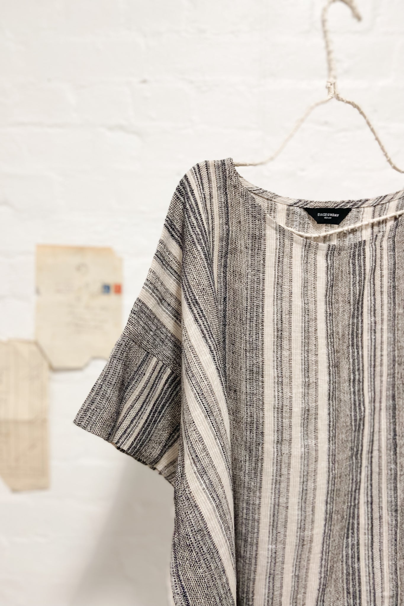 GW | Riley Top | Driftwood Stripe | M