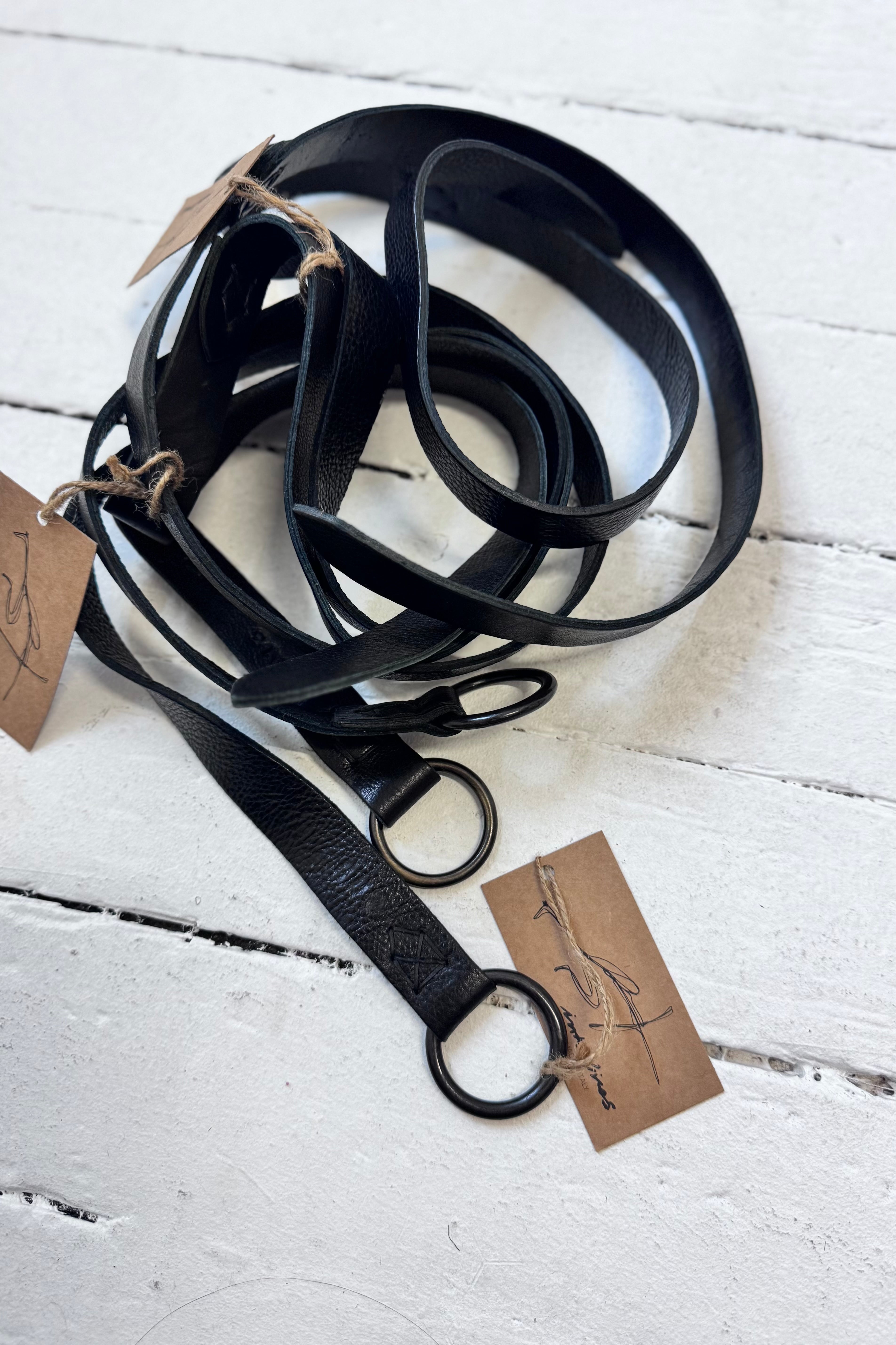 Ink Olives | Salice Belt | Black