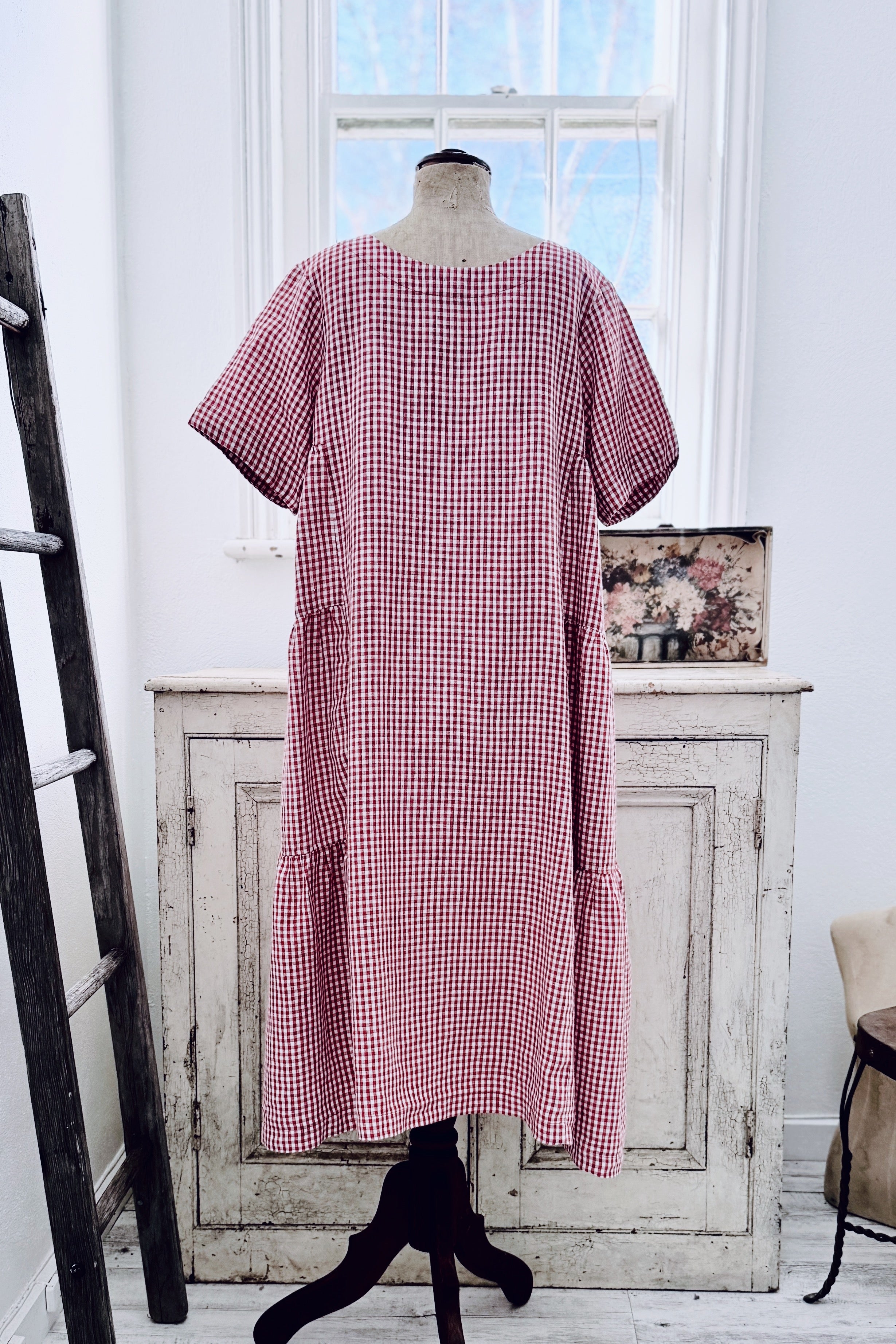 GW | Persephone Dress | Bittersweet Check | S