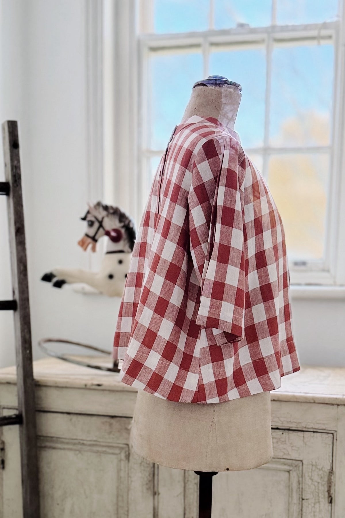 PS | Loretta Top | Rust Check | XS