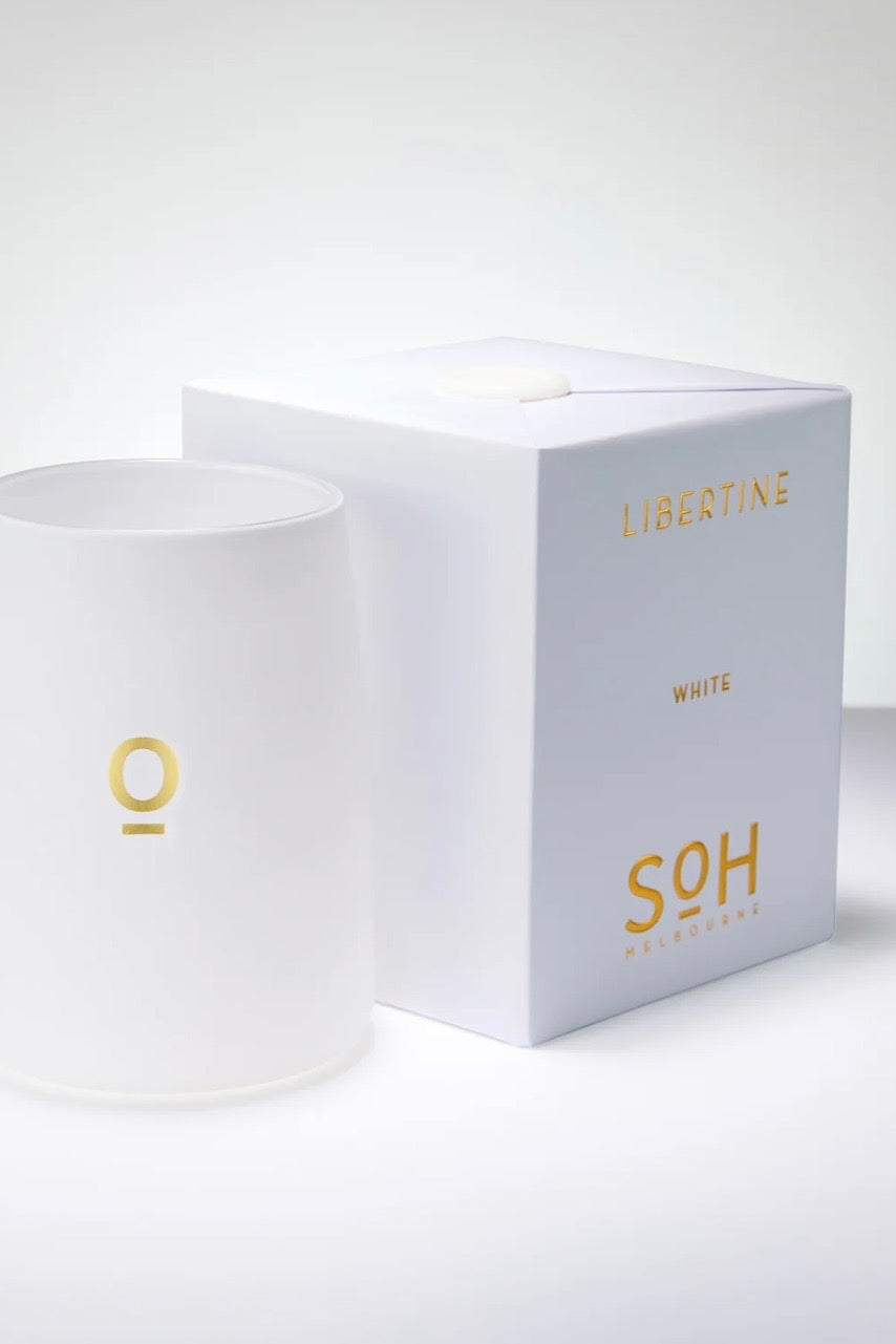 SOH Melbourne | White Candle | Libertine
