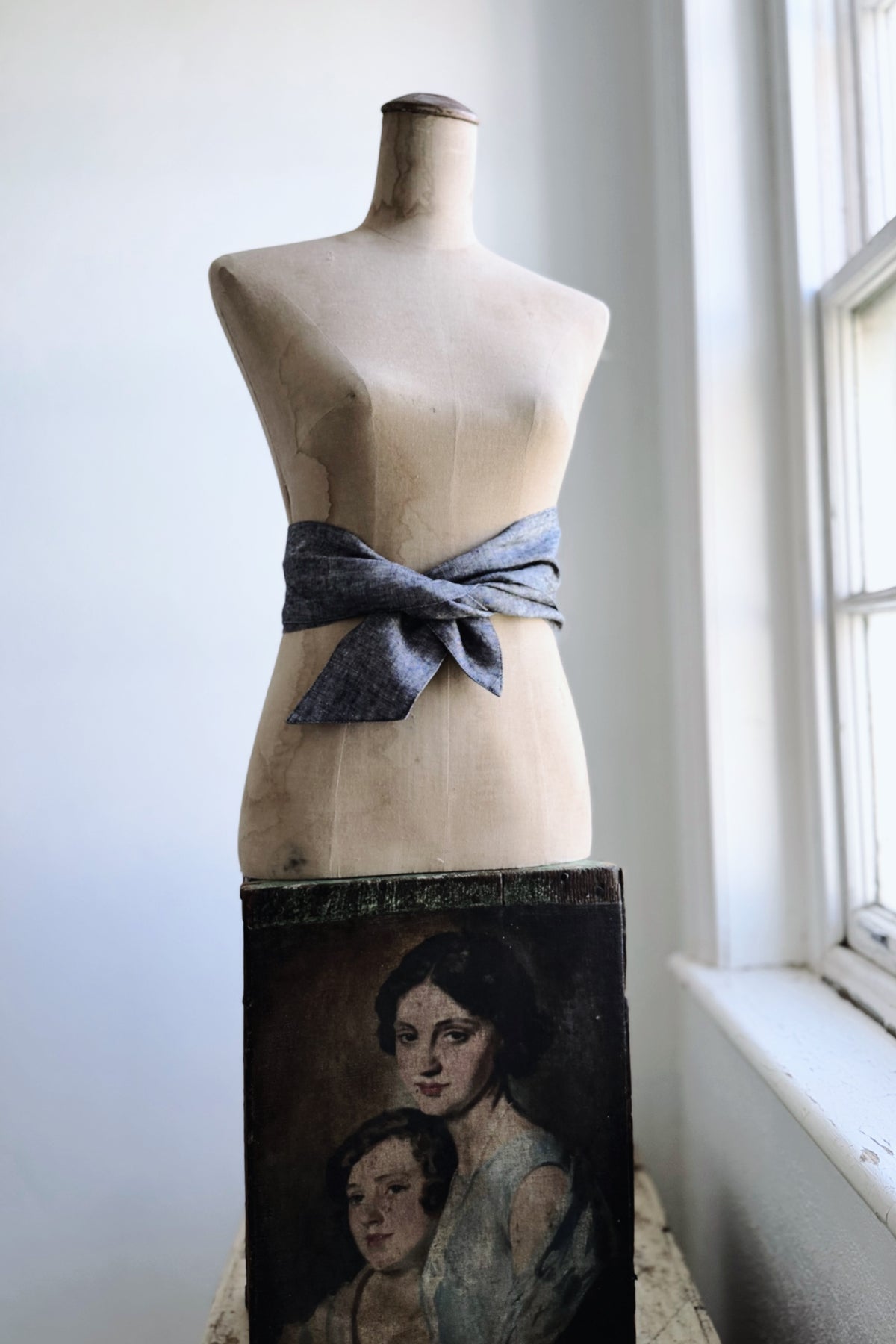 GW | Tie Belt | Bluestone