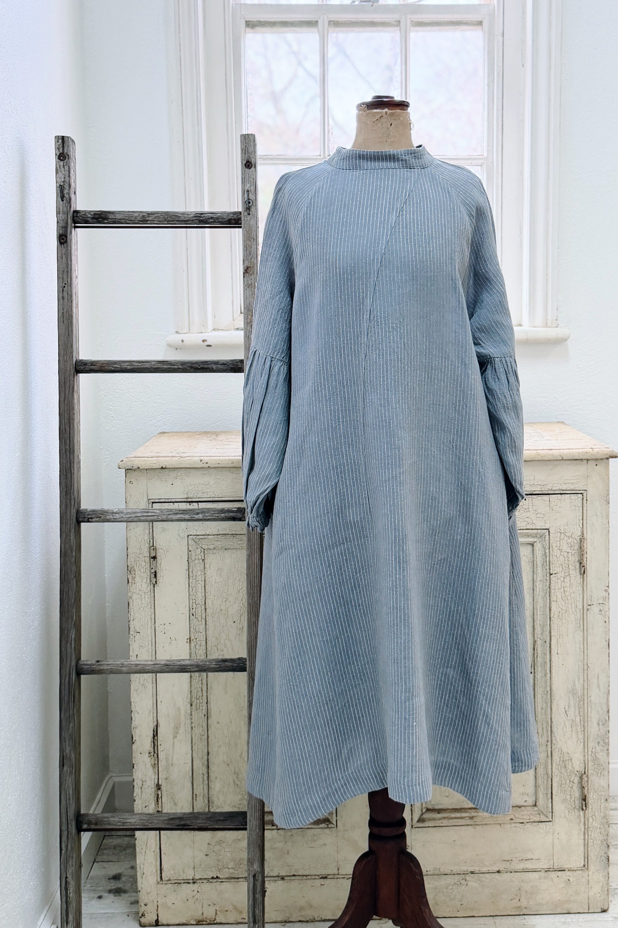 GW | Leonie Dress | Dutch Blue Stripe | L