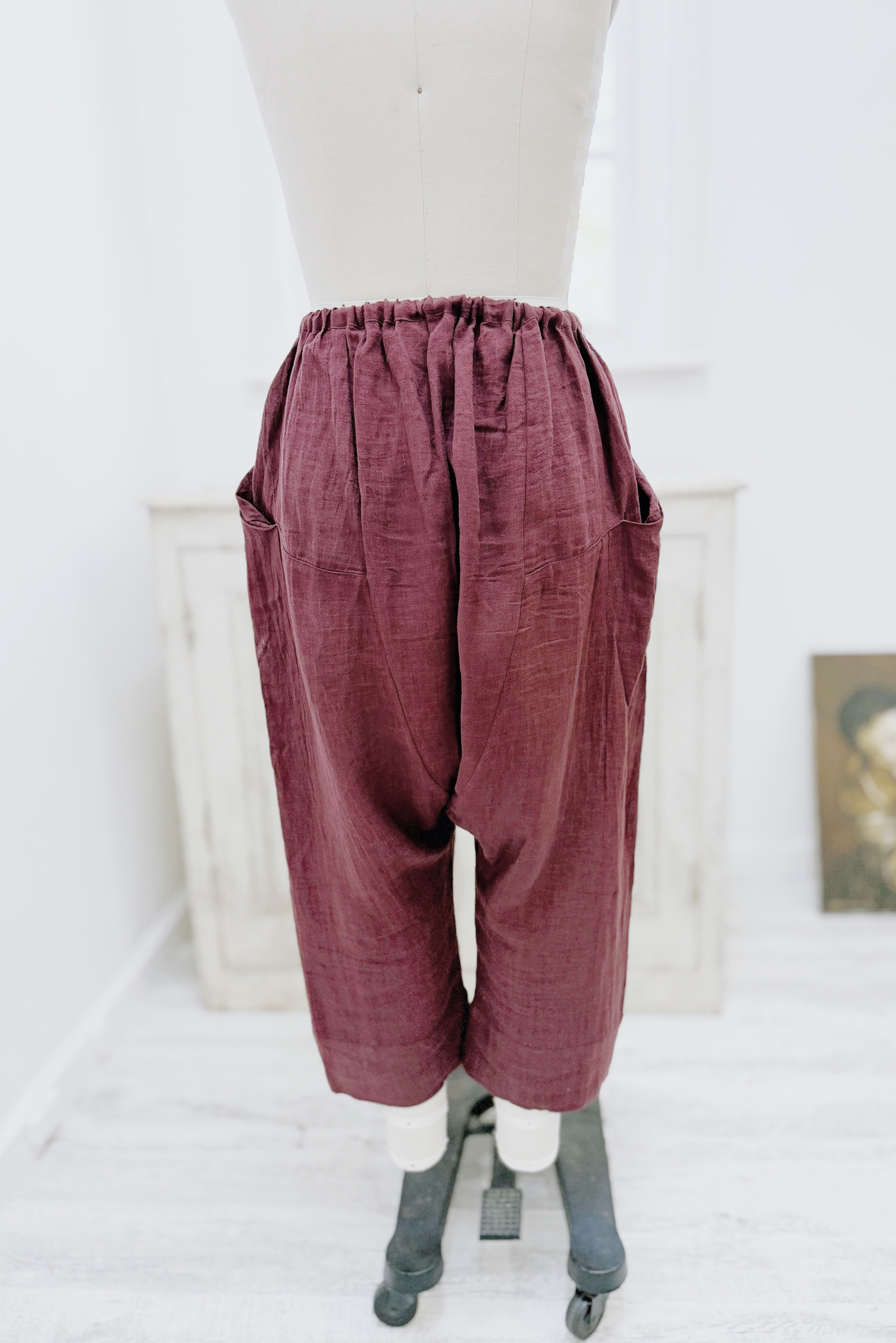 GW | Ginza Pants | Merlot | M