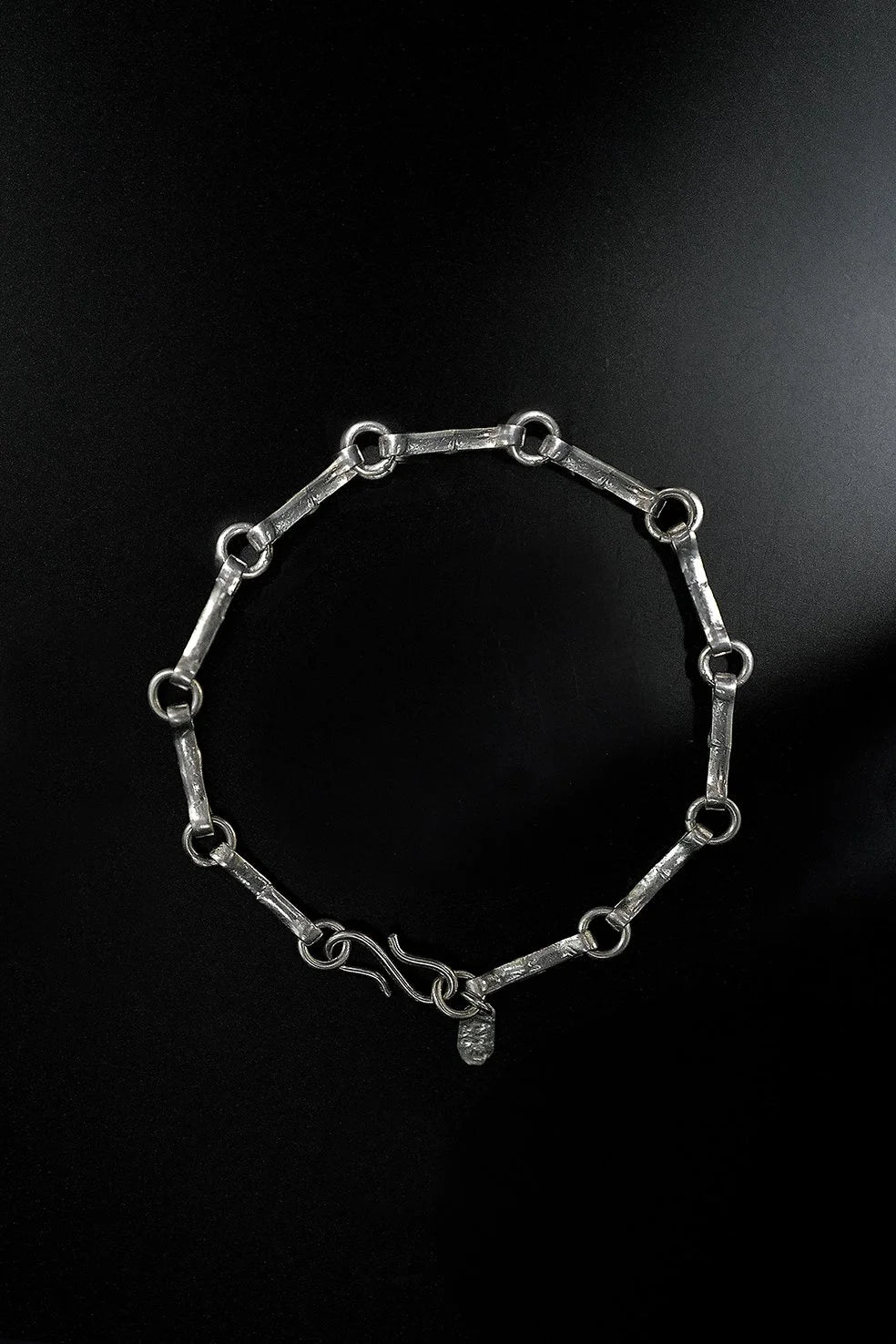 EWA Tribal | Long Link Bracelet | Silver