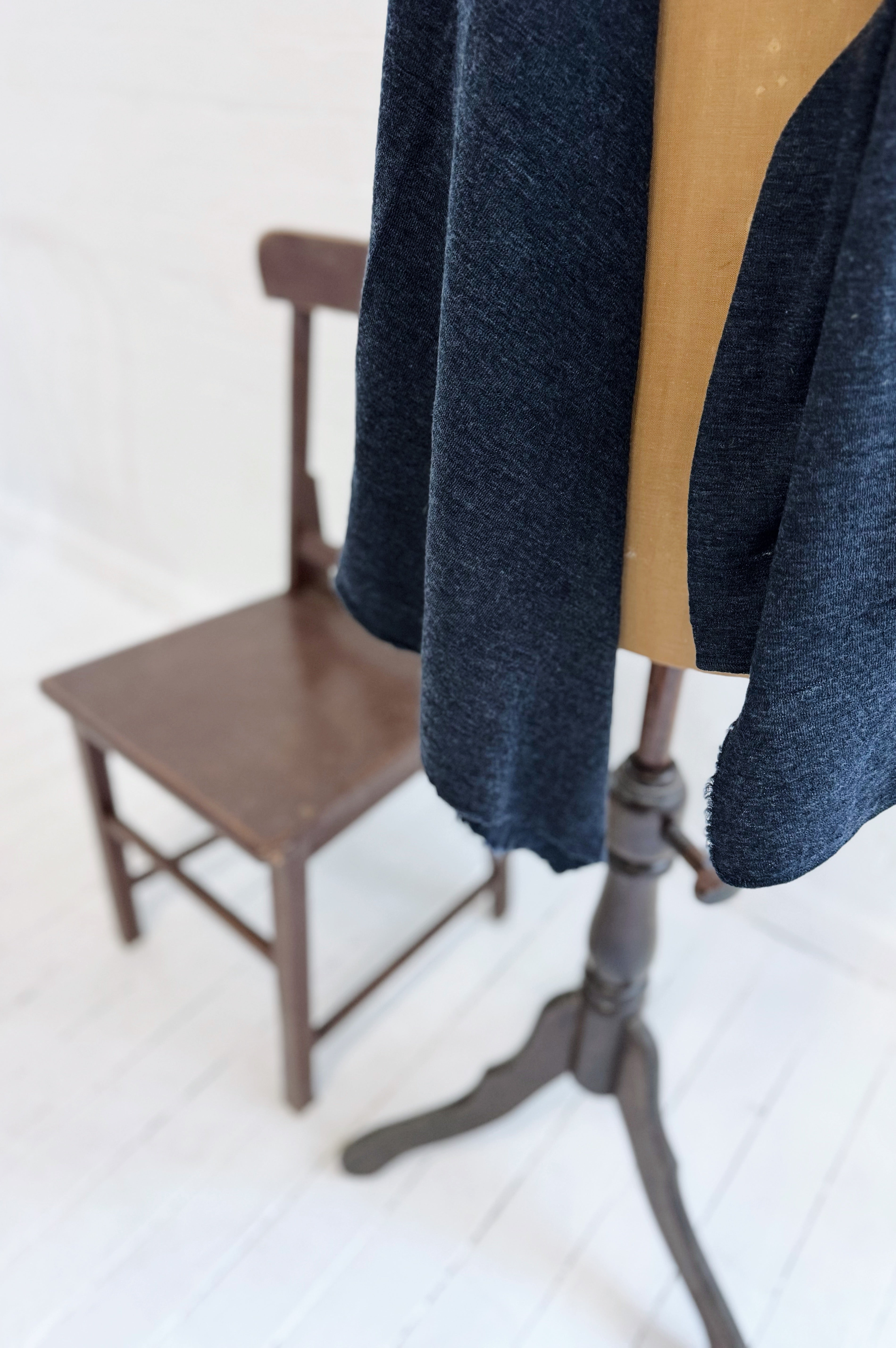 Merino Scarf | Mid Blue Melange