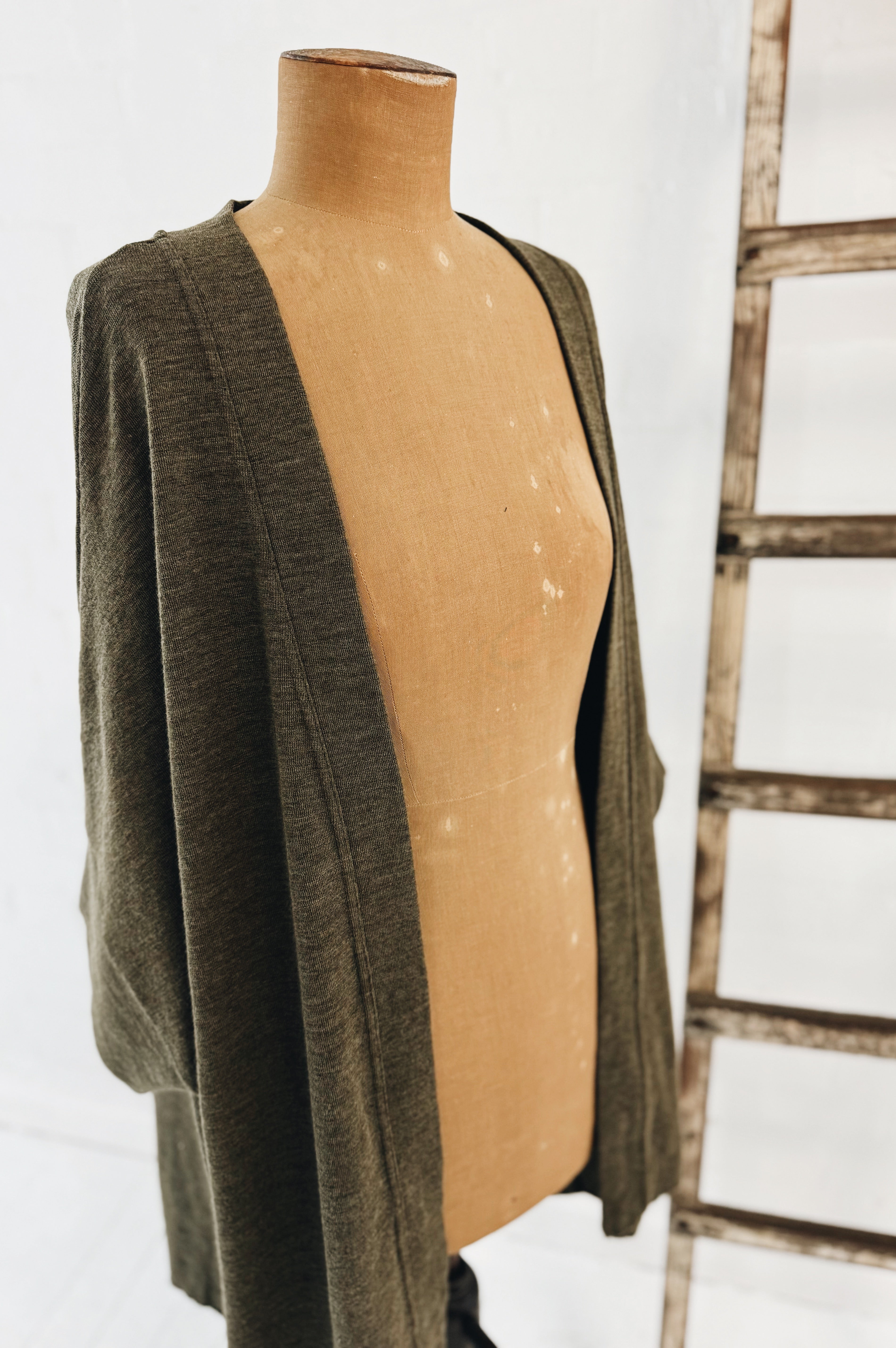 Merino Cardigan | Capers Melange