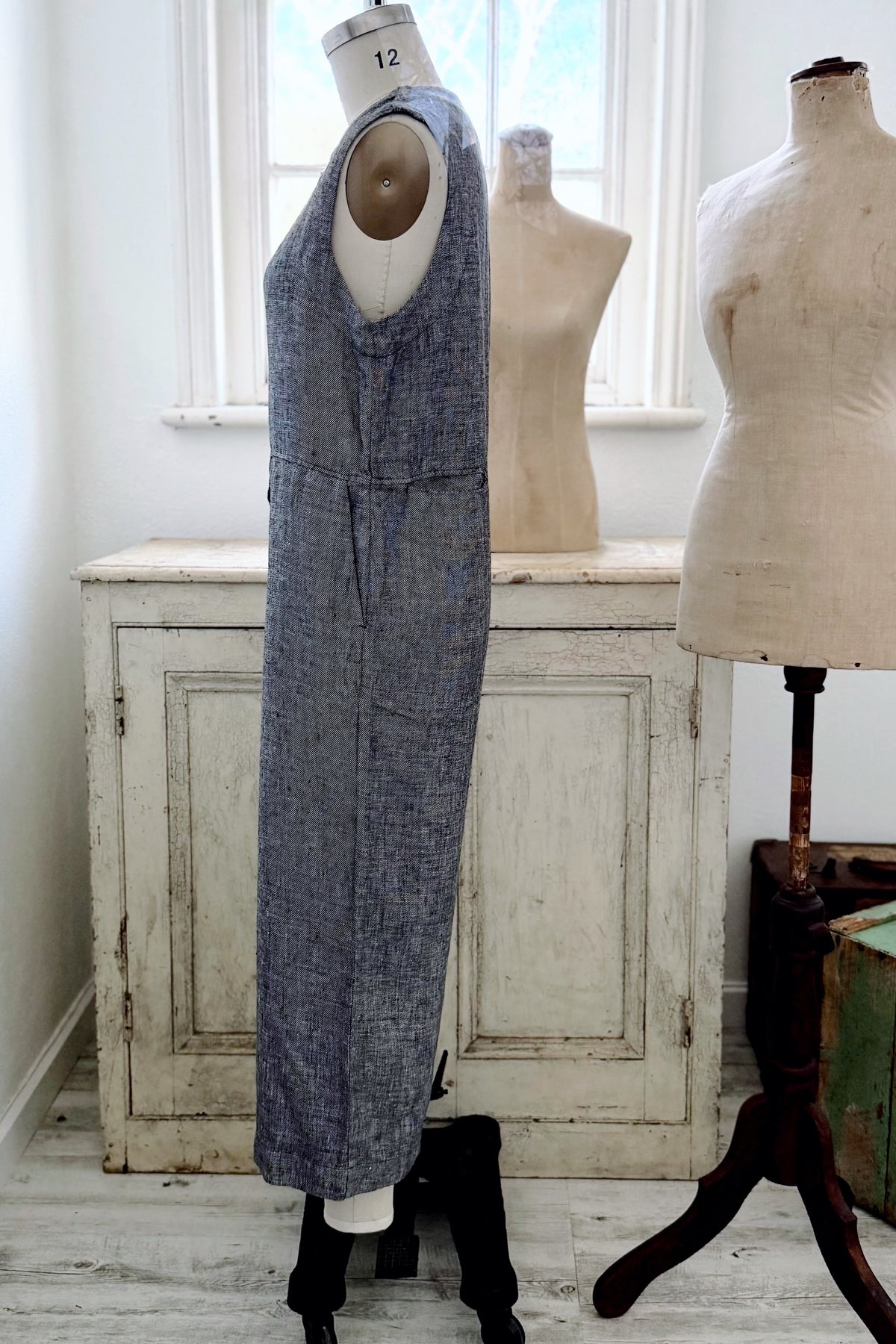 GW |  Bethany Jumpsuit | Mottled Black | S