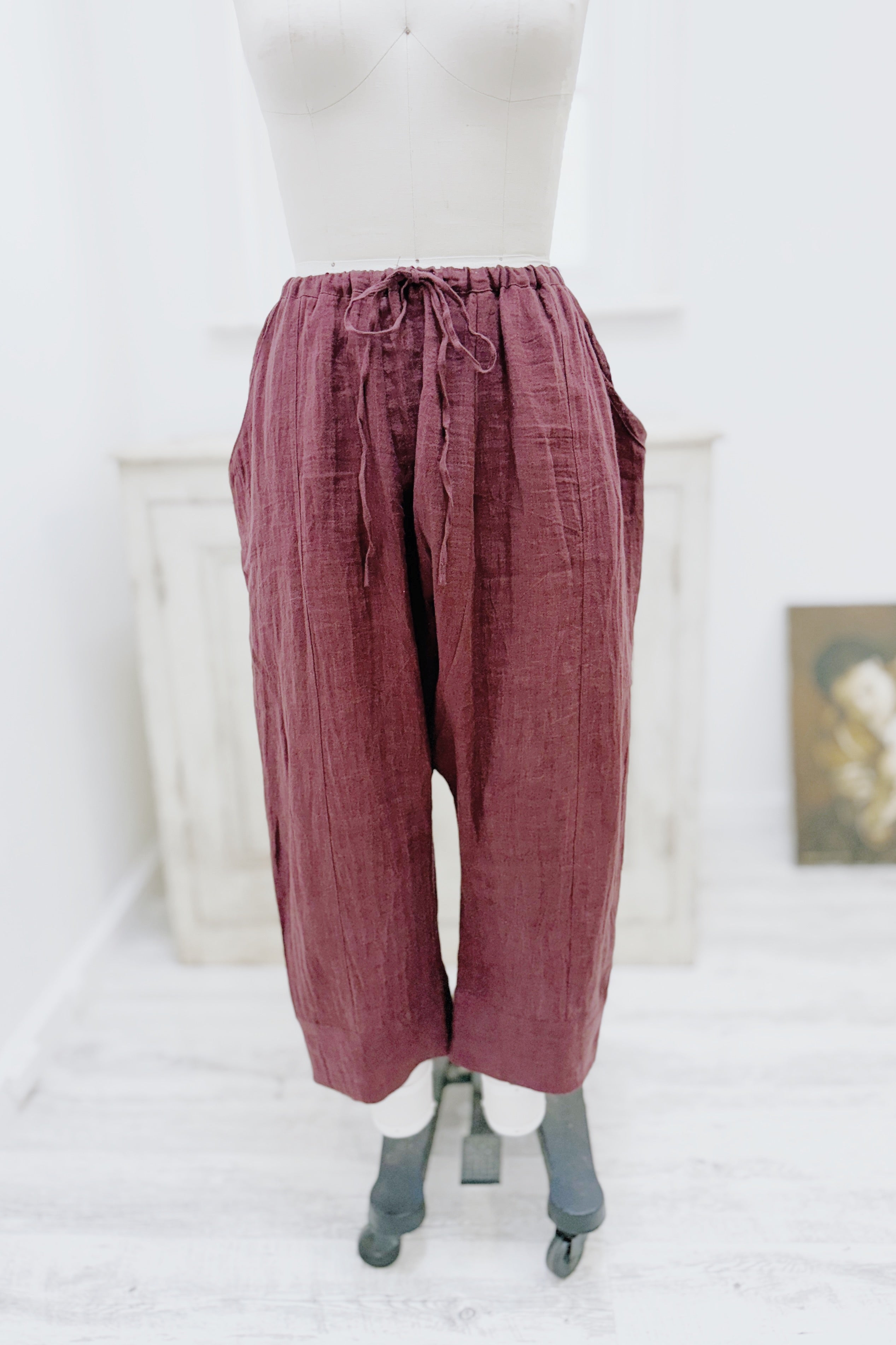 GW | Ginza Pants | Merlot | M