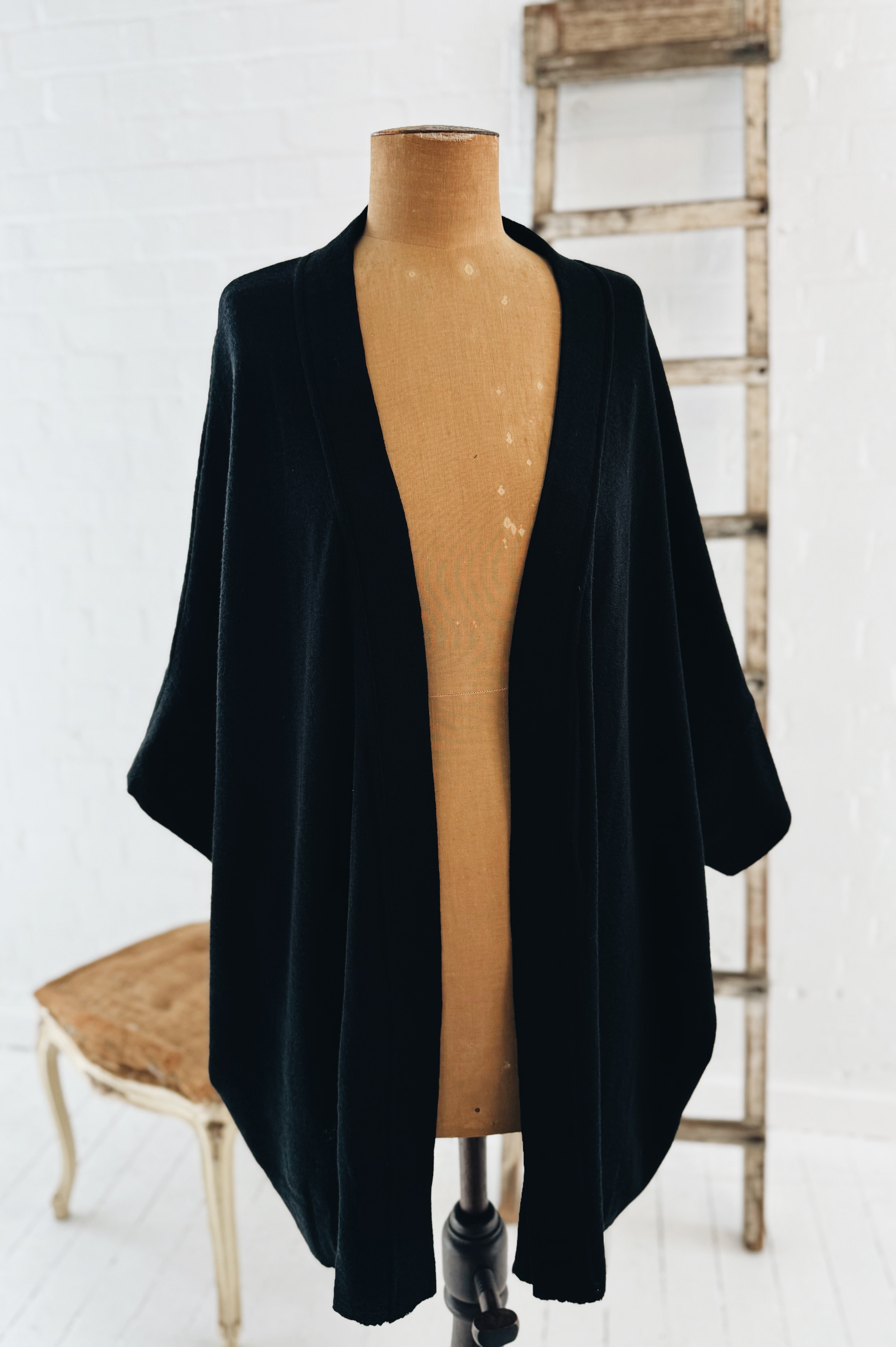 Merino Cardigan | Black