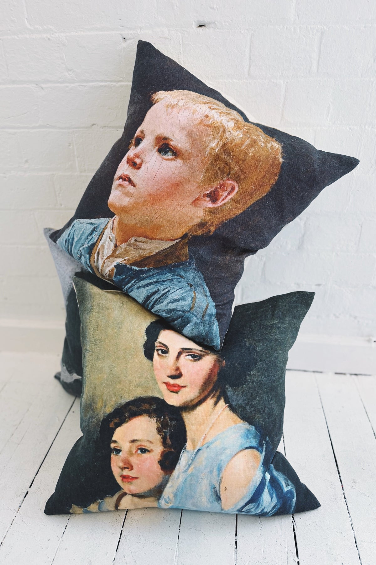 Rabbit Hole | Vintage Print Cushion | Blonde Billy