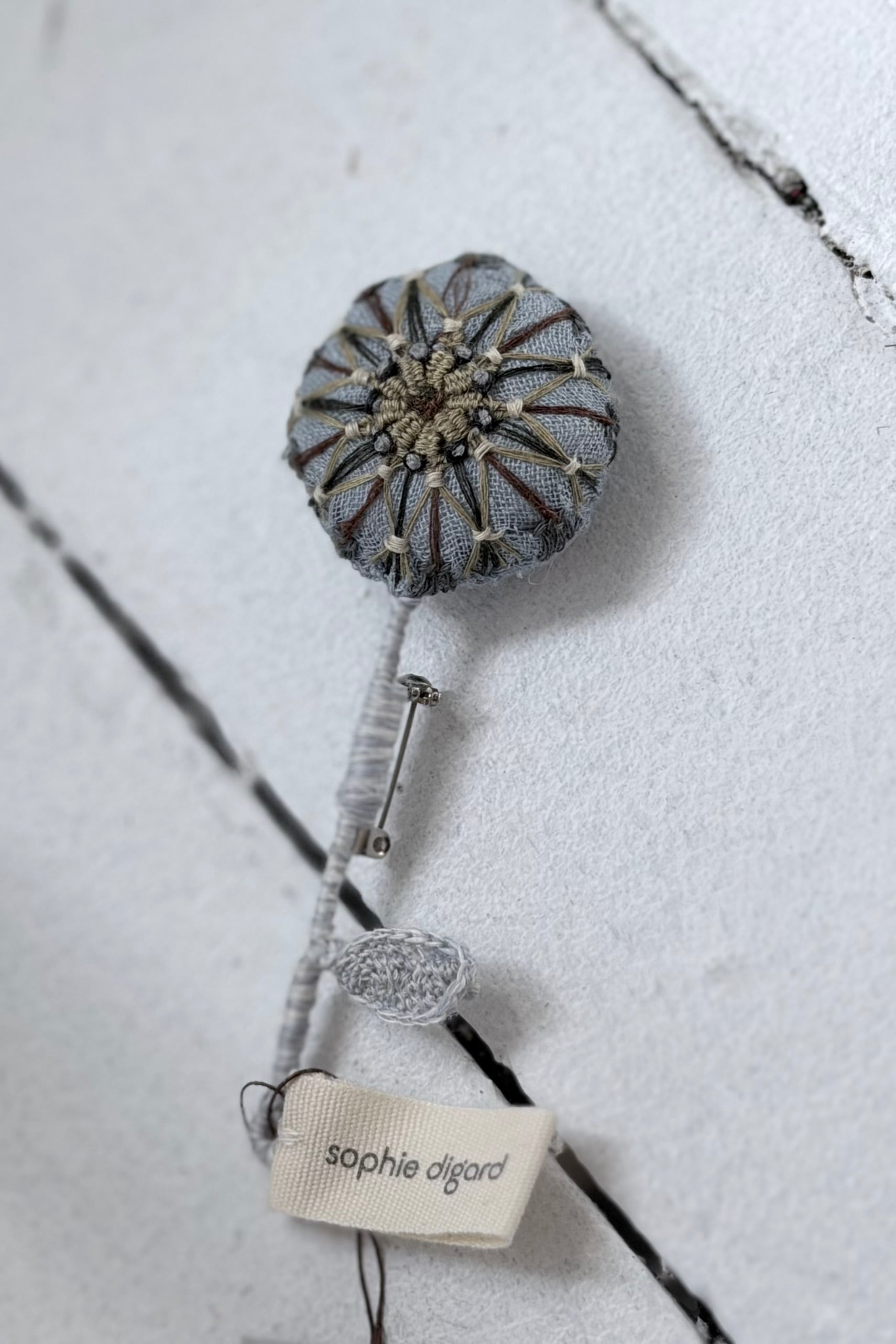 Sophie Digard | Single Stem Brooch | Lottie