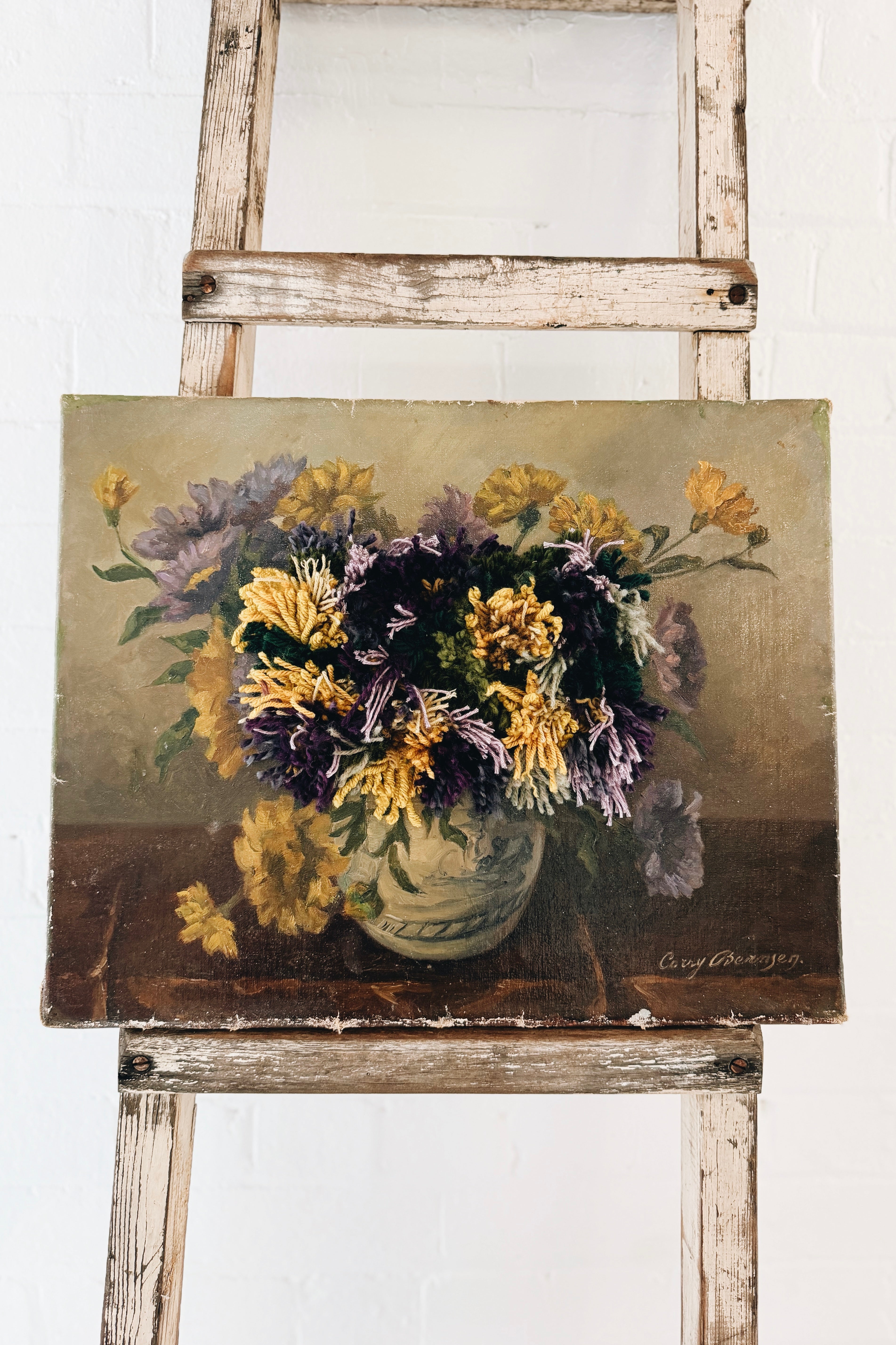Swarm | Altered Perspective Painting | Asters & Marigolds