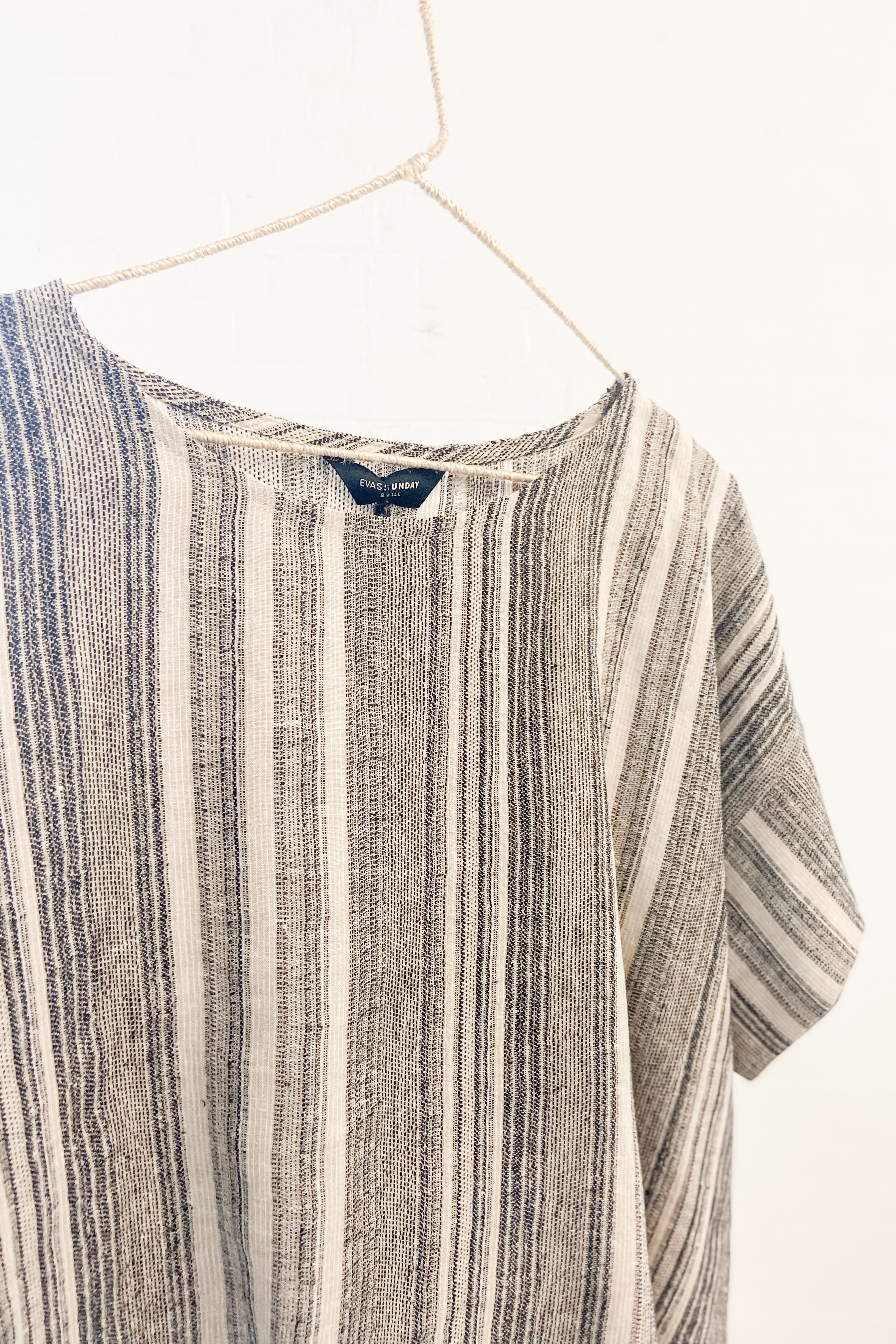 GW | Riley Top | Driftwood Stripe | S