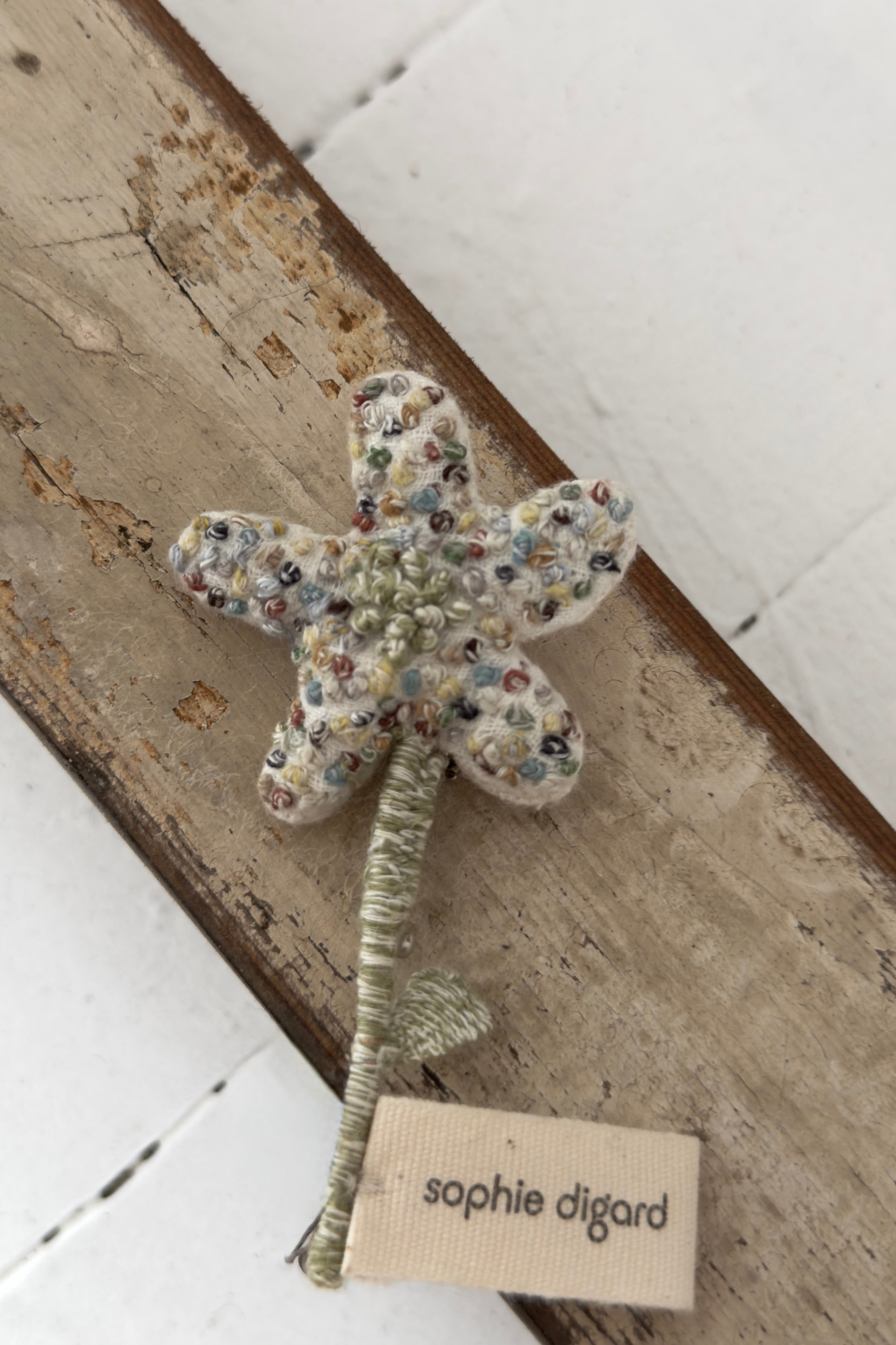 Sophie Digard | Flower Stem Brooch | Ava