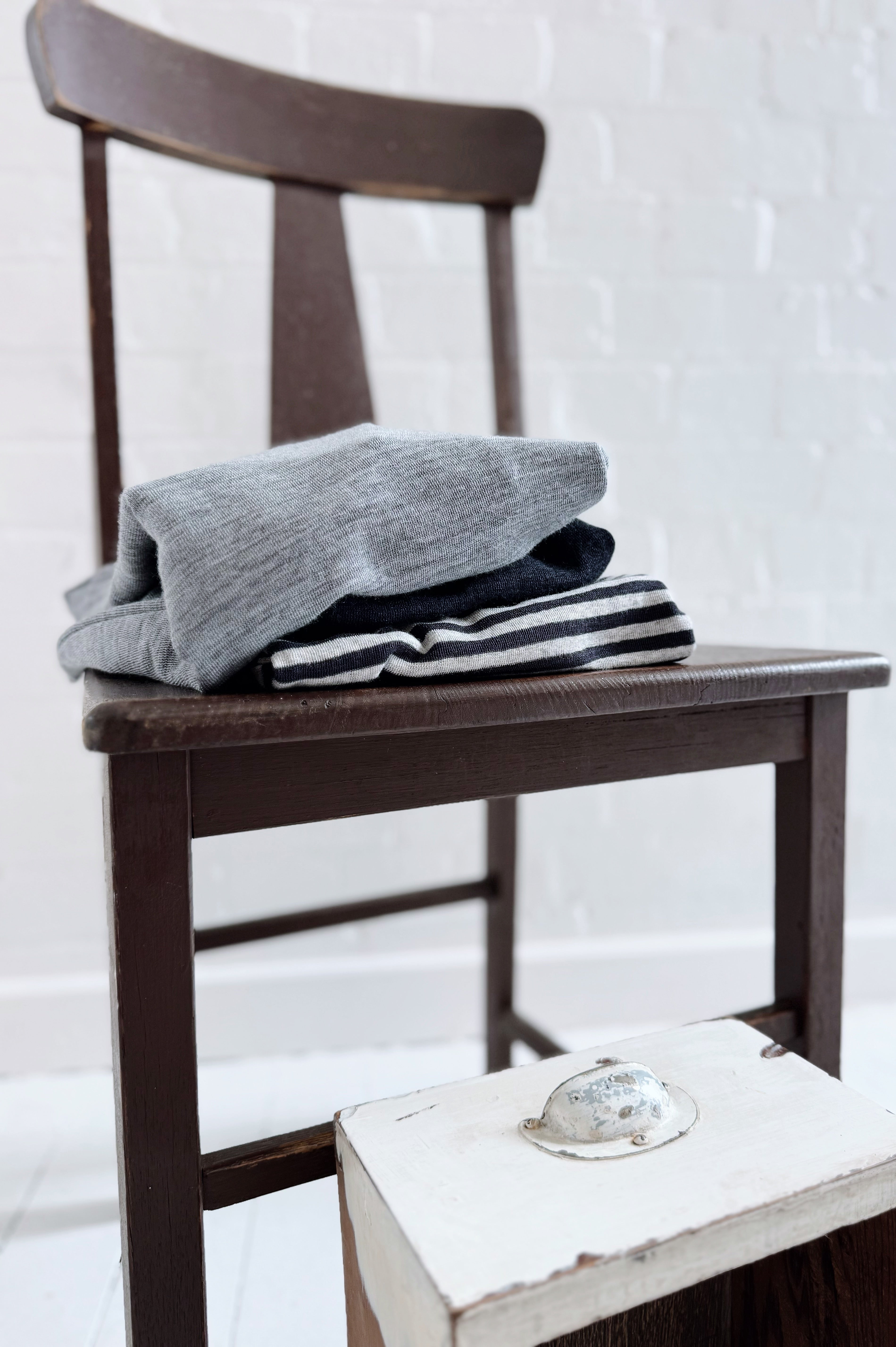 Merino Crew Neck | Steel Grey