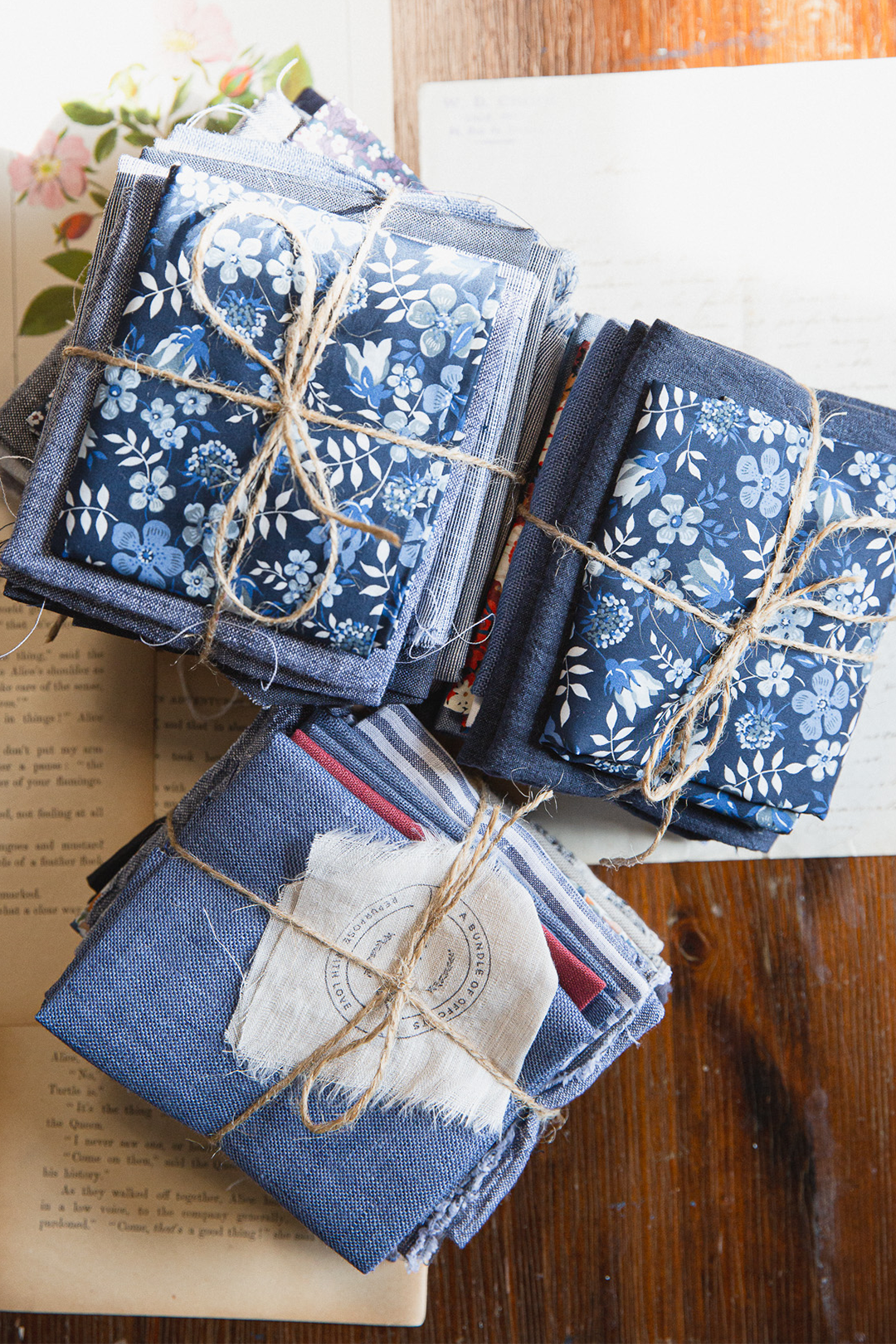 Fabric Bundle | Mixed Blue