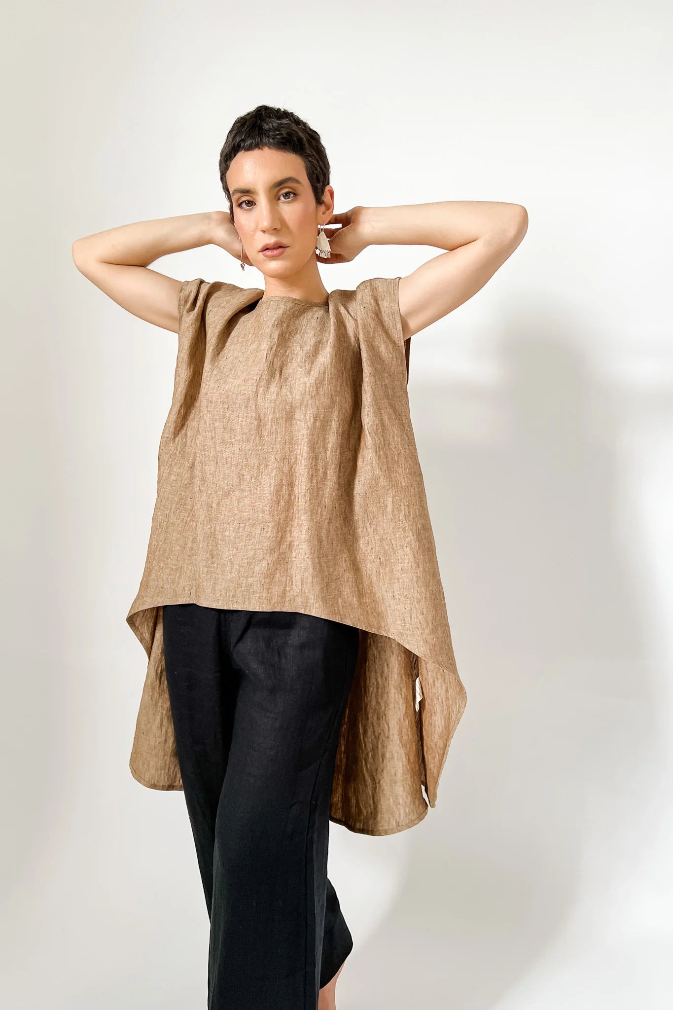 EWA Tribal | Large Biak Earrings | Silver