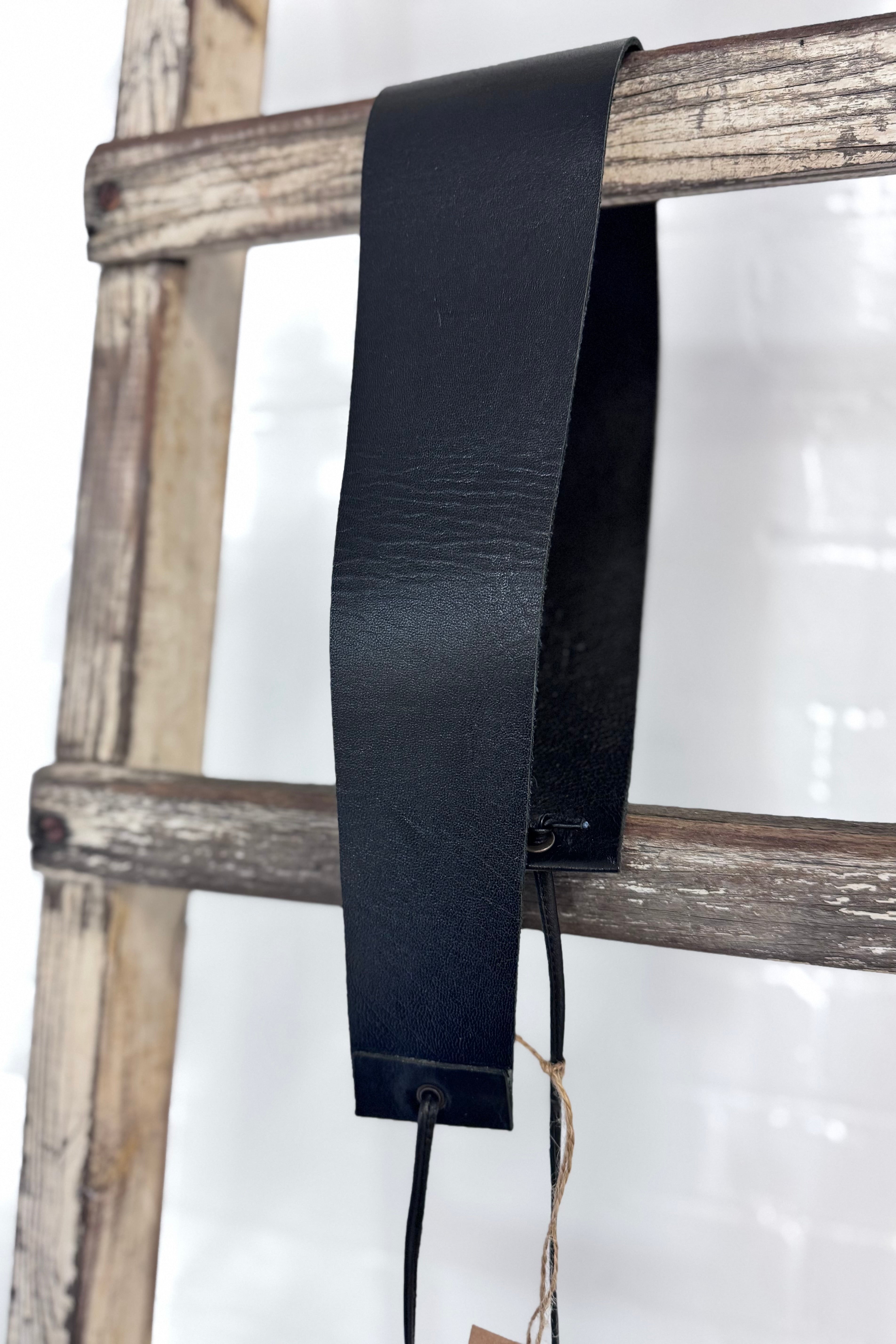 Ink Olives | Cipresso Belt | Black