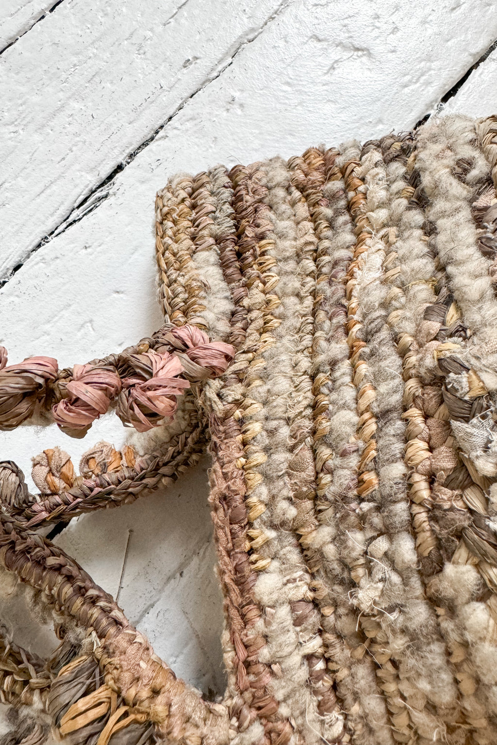 Sophie Digard | Wool, linen & raffia woven Tote | Amy