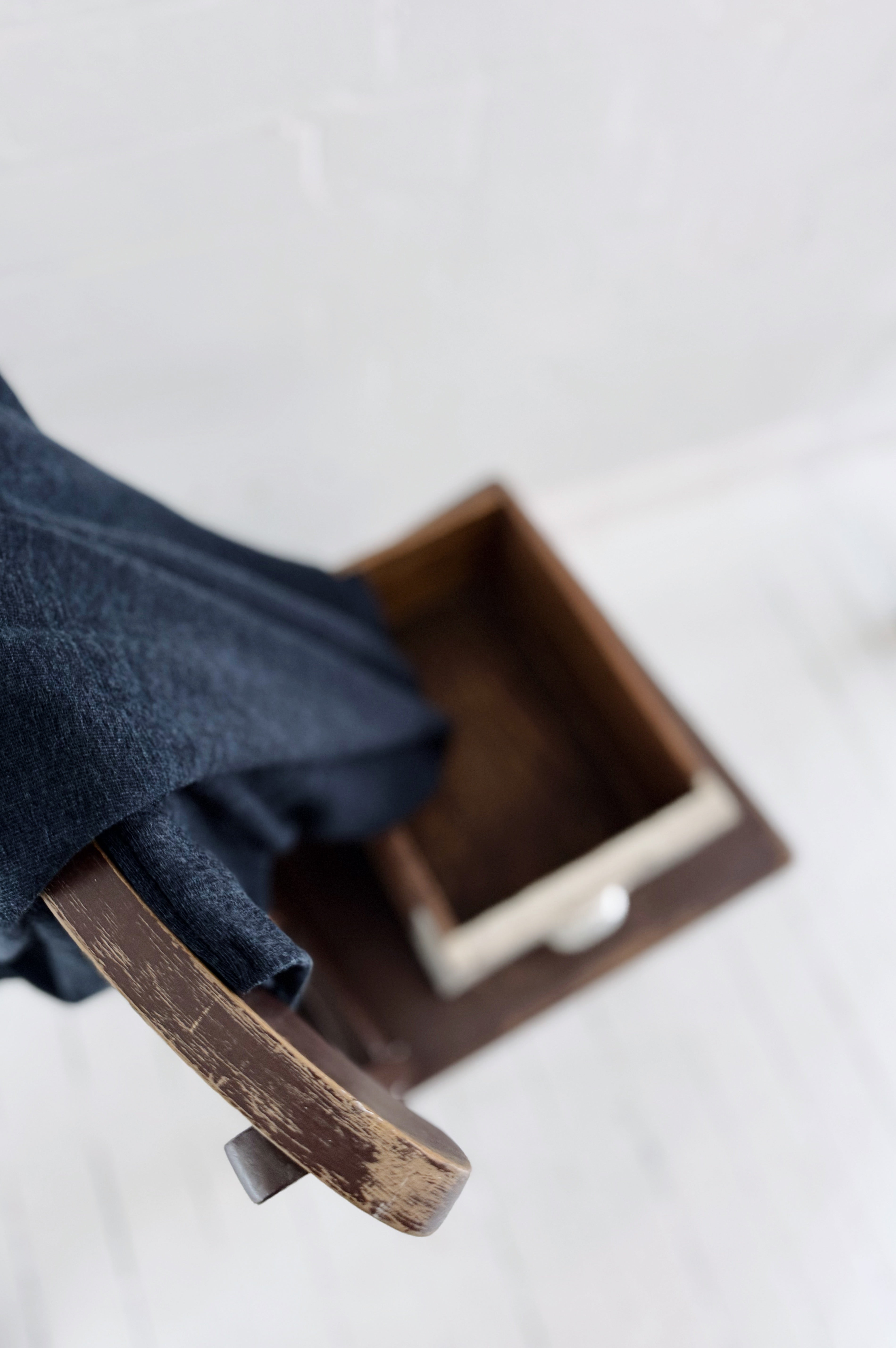 Merino Cardigan | Mid Blue Melange