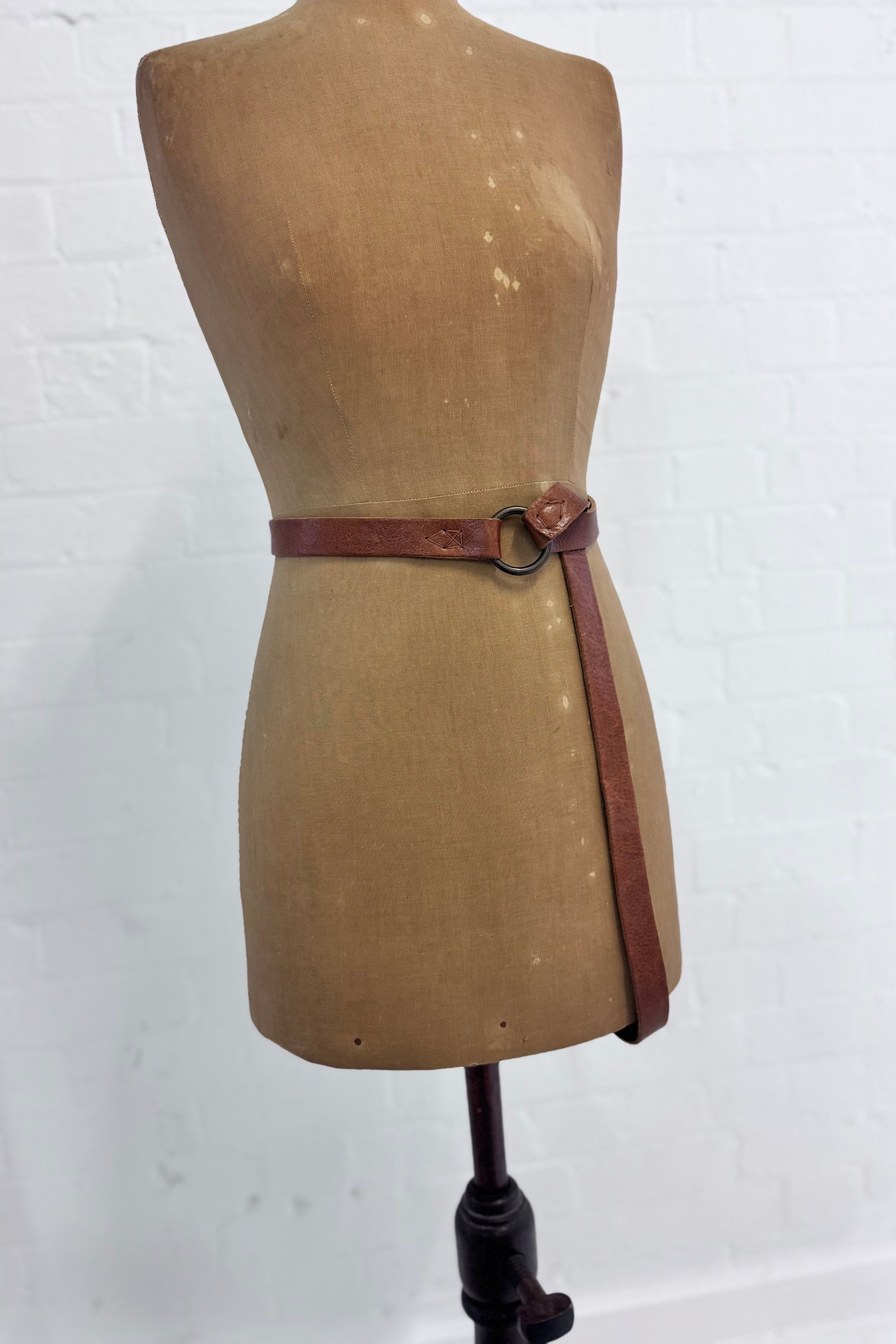 Ink Olives | Salice Belt | Tan