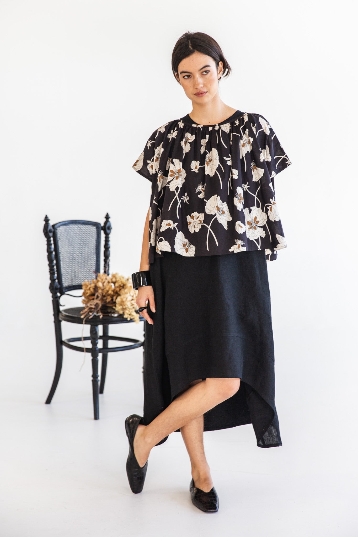 Poppy Top | Fragile Bloom Liberty