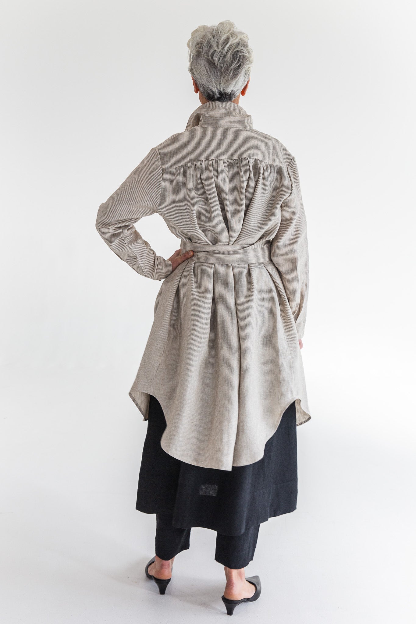 Reba Shirt Dress | Acorn Stripe
