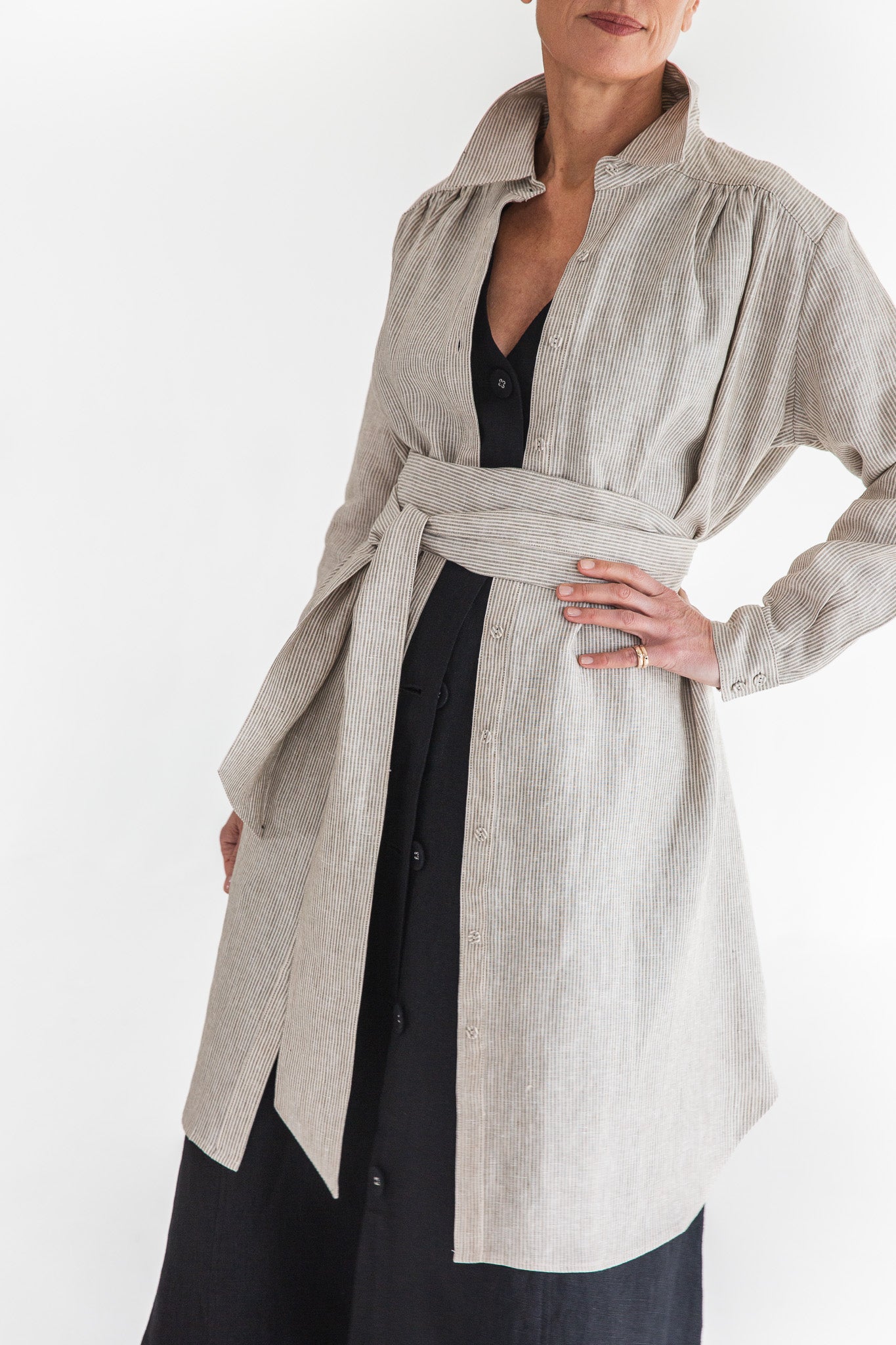 Tie Belt | Acorn Stripe