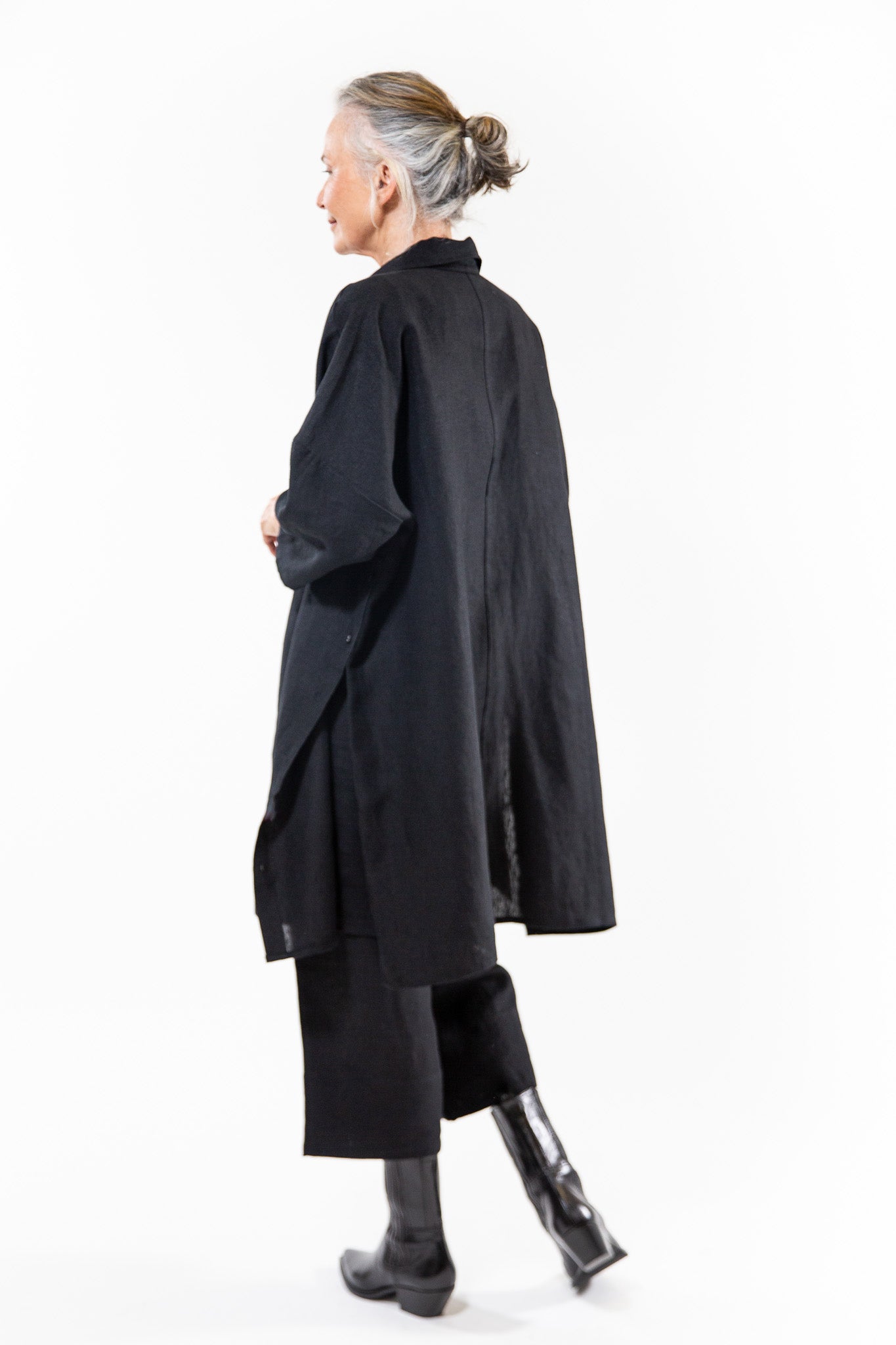 Pippi Shirt Dress | Black