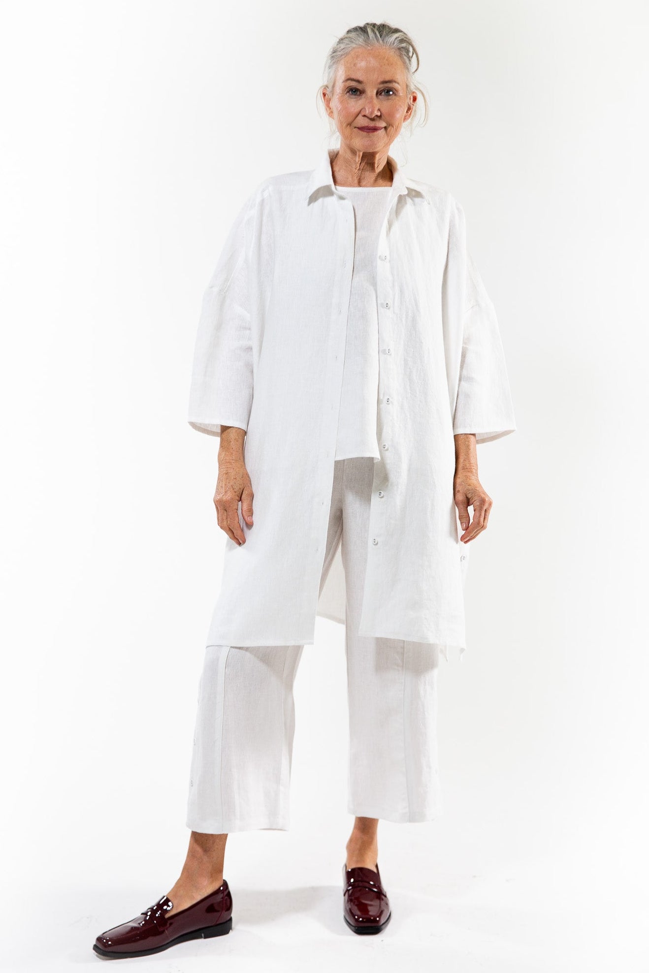 Pippi Shirt Dress | White