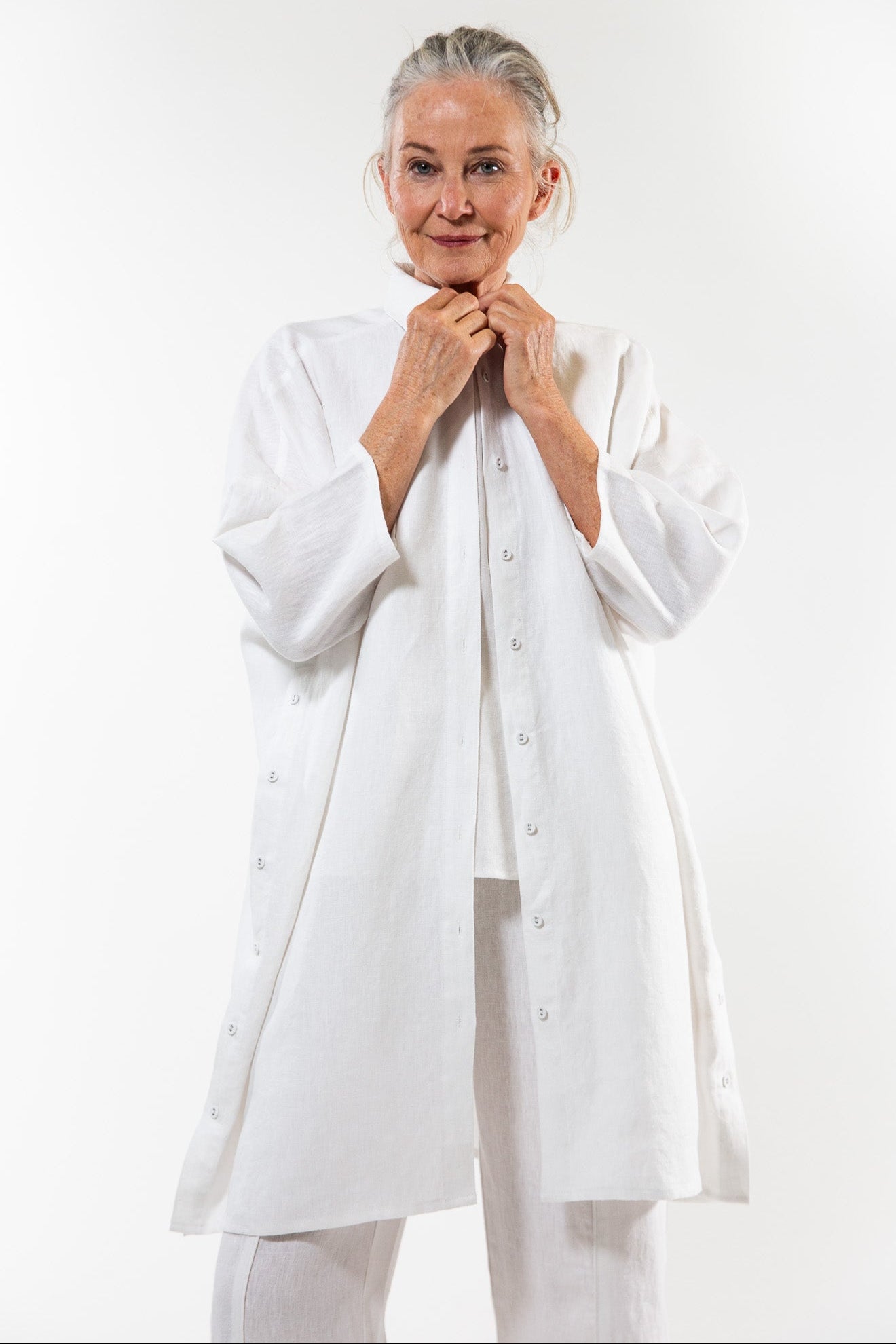 Pippi Shirt Dress | White