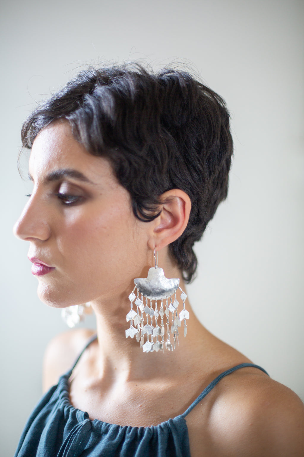 EWA Tribal | Seim Earrings Luxe | Silver