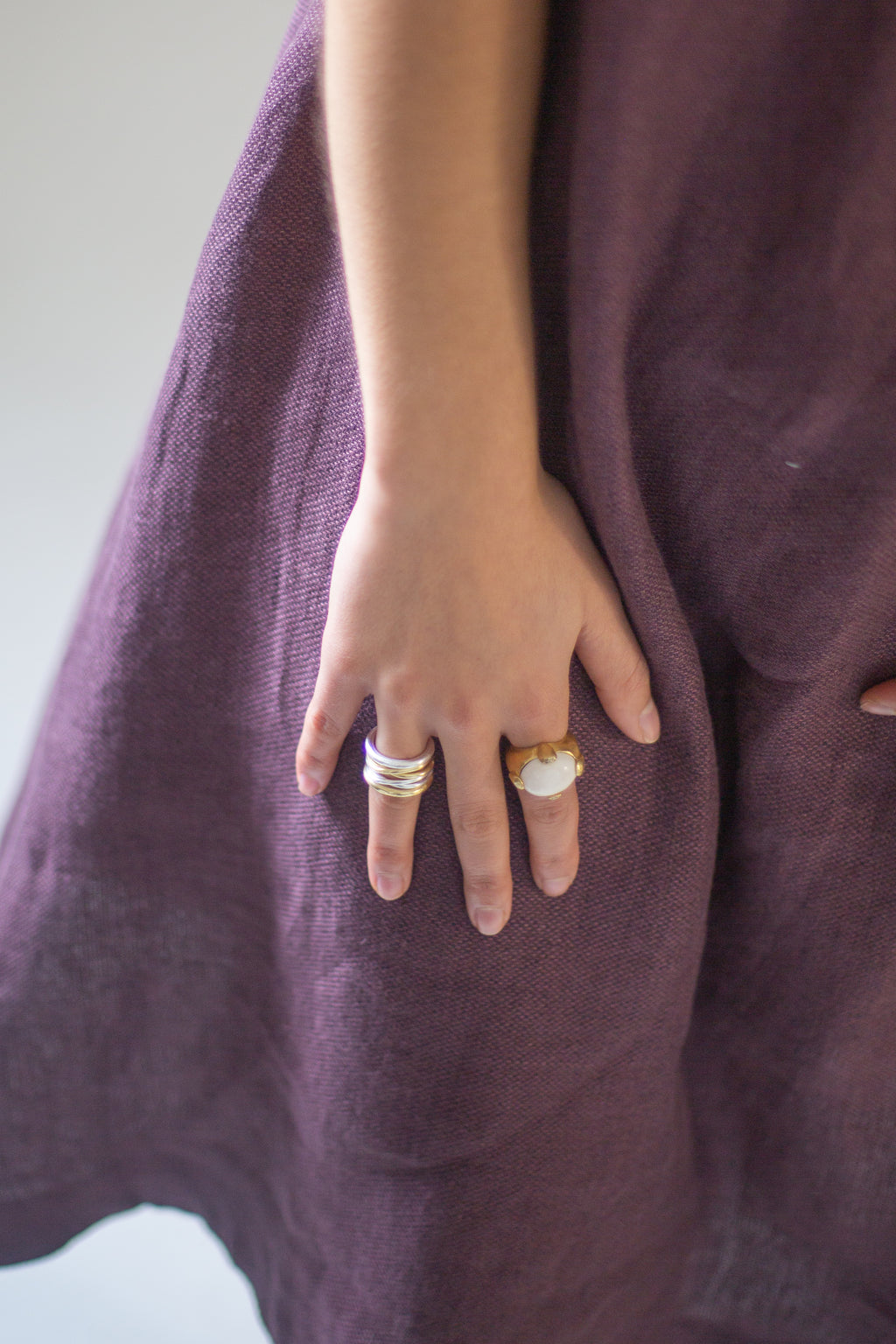 EWA Tribal | Big Bone Ring | Gold