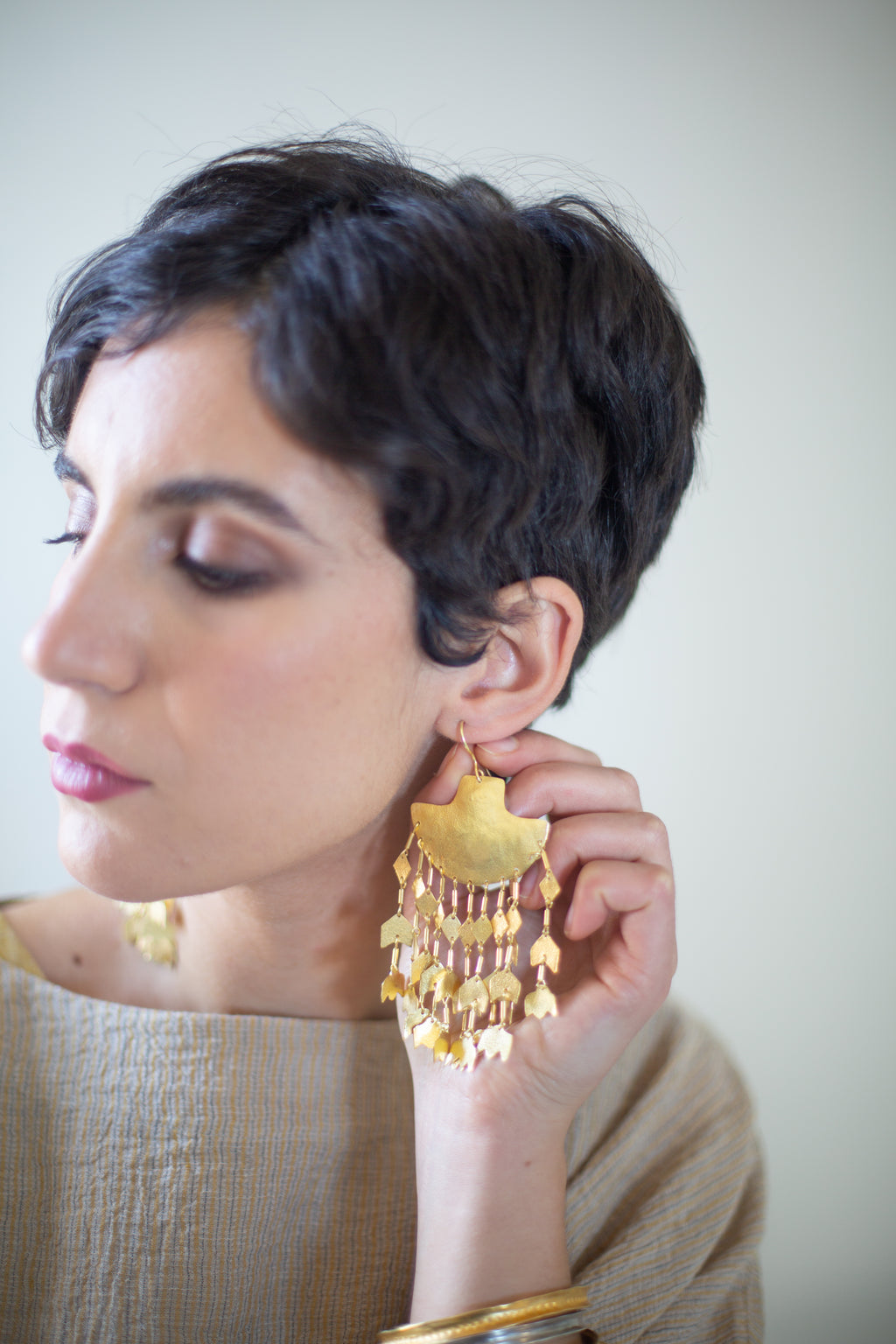 EWA Tribal | Seim Earrings Luxe | Gold