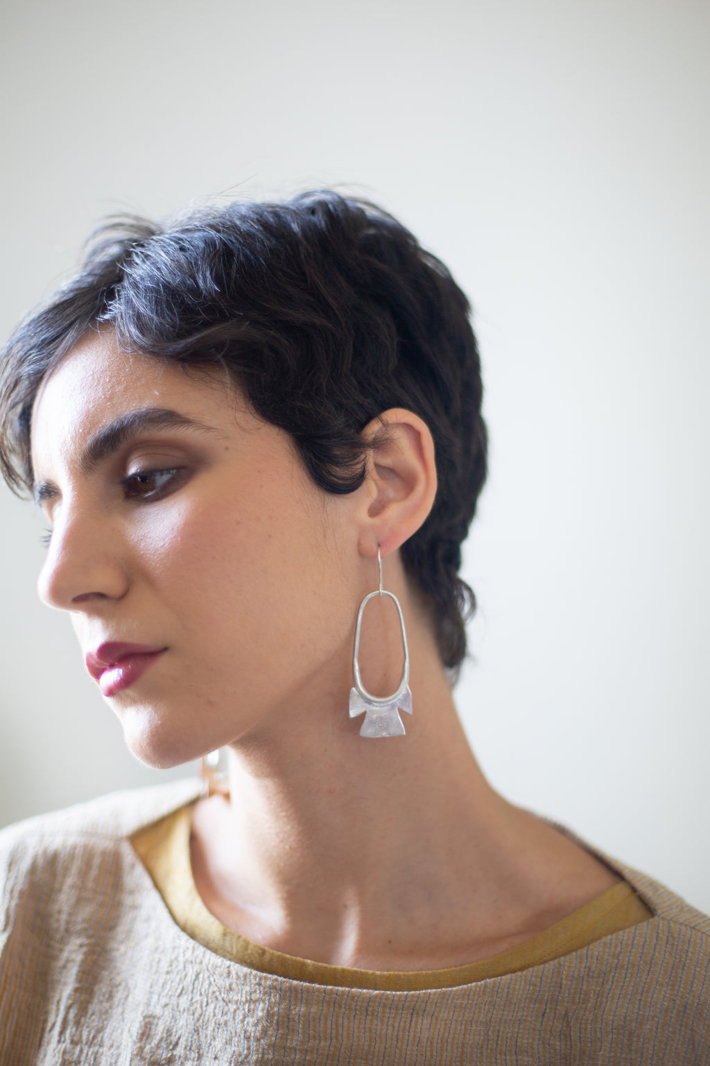 EWA Tribal | Krisa Earrings | Silver