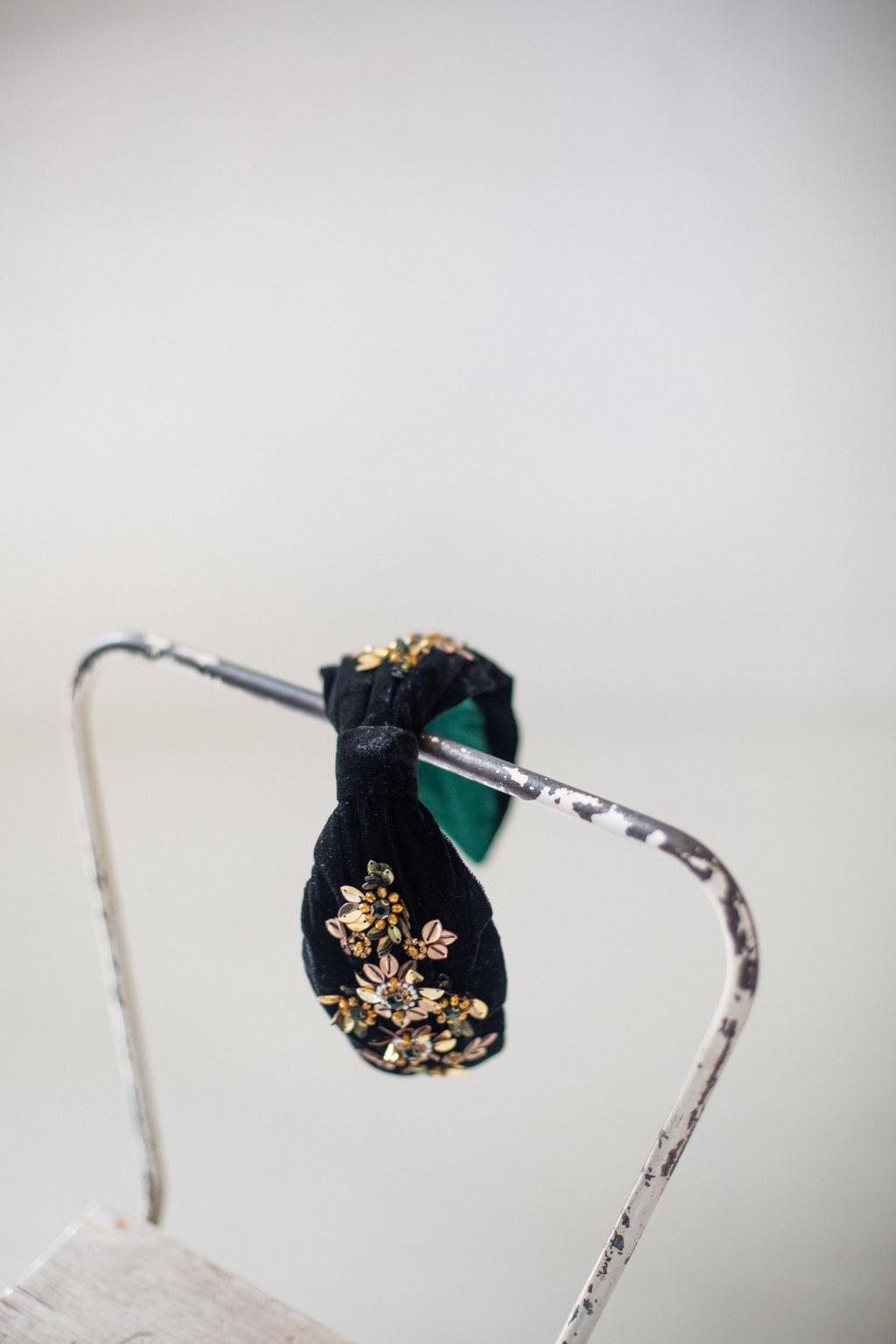 Hard Embroidered Headband | Harper