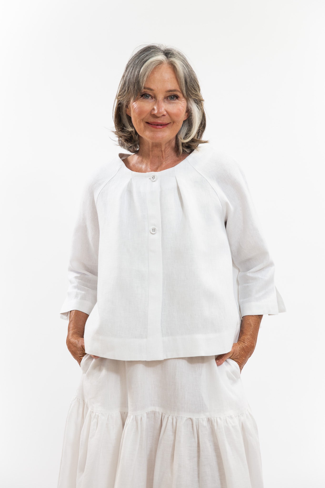 Cornelia Jacket | White