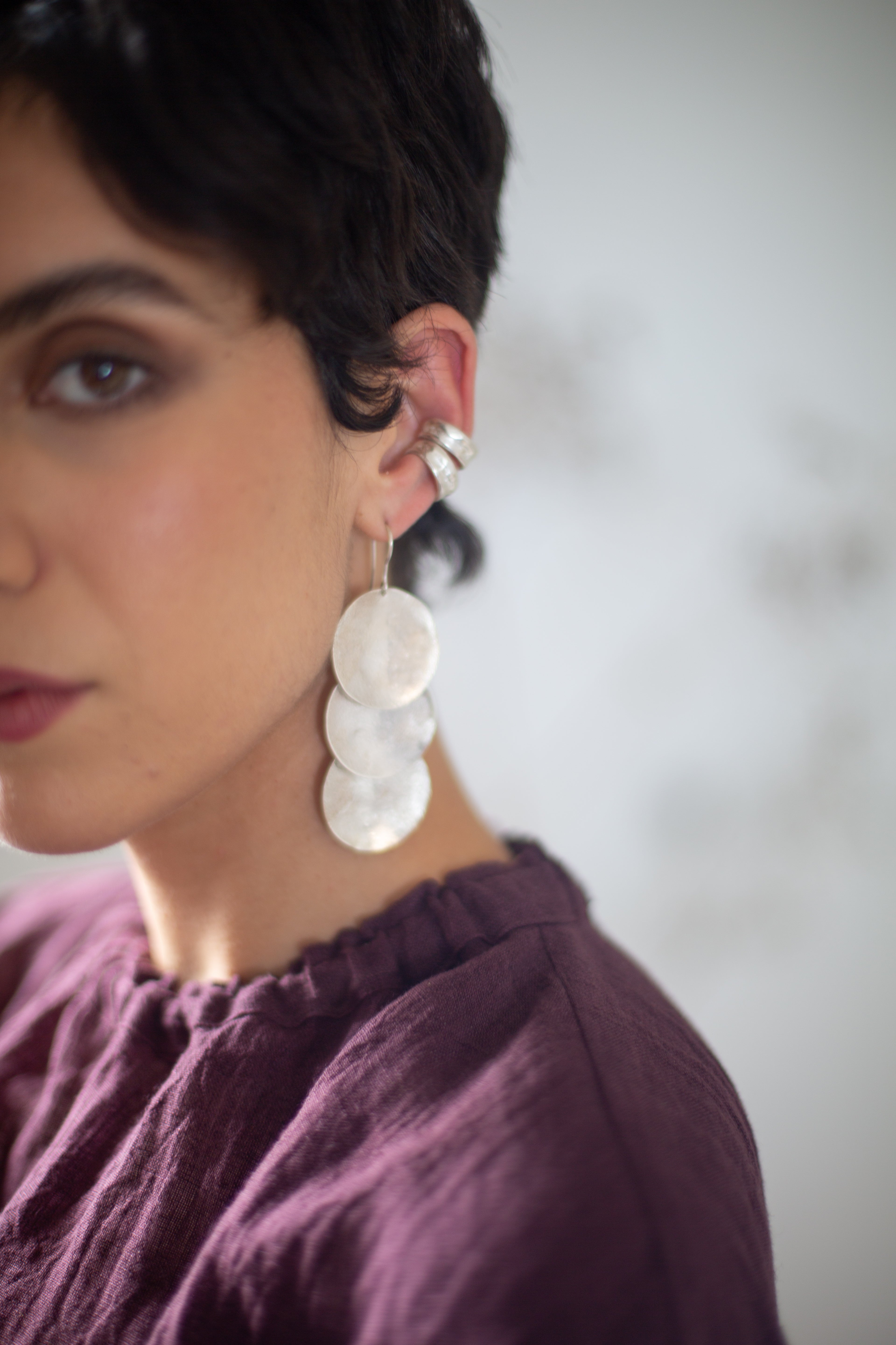EWA Tribal | Turama Earings | Silver