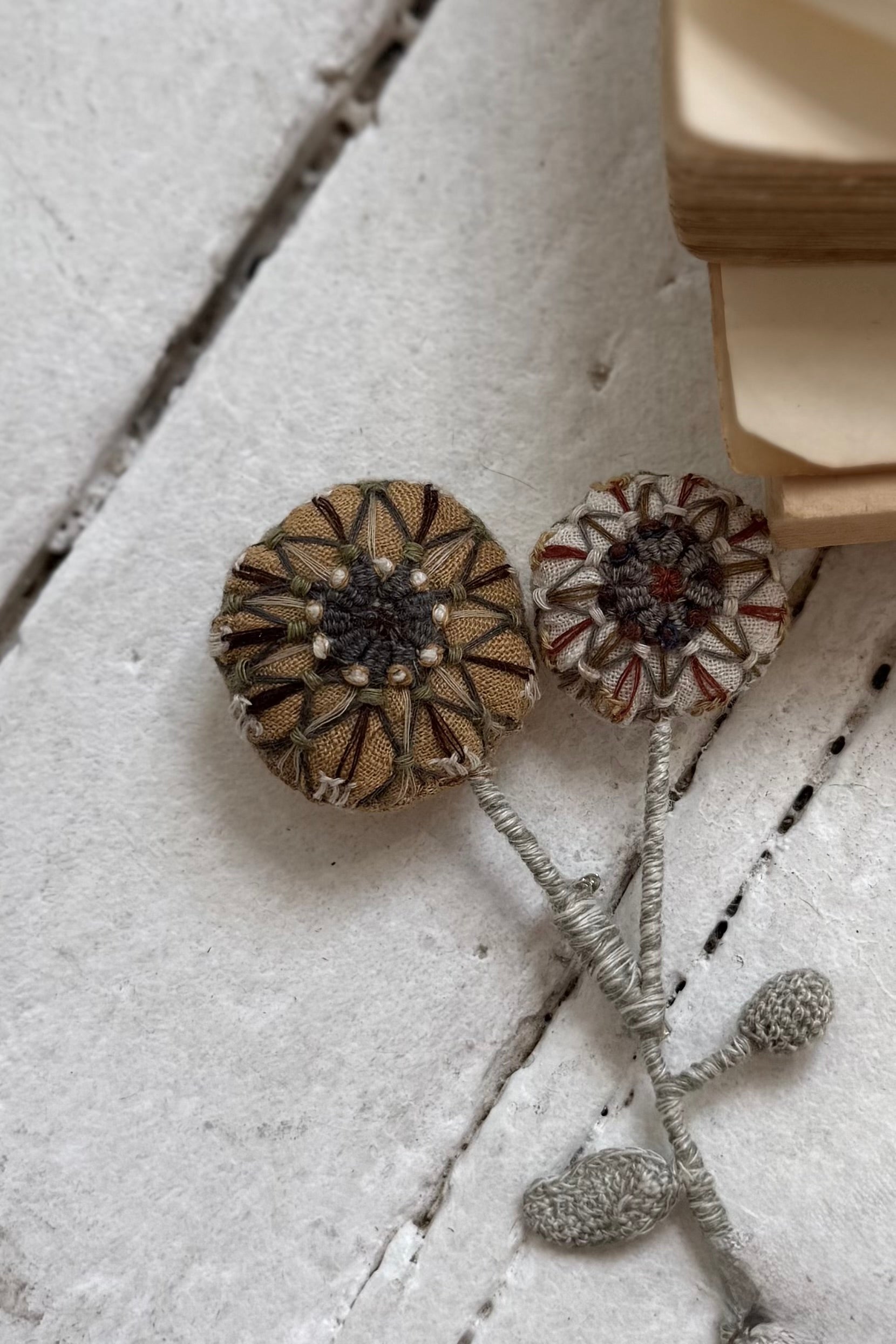 Sophie Digard | Duo Stem Brooch | Elodie