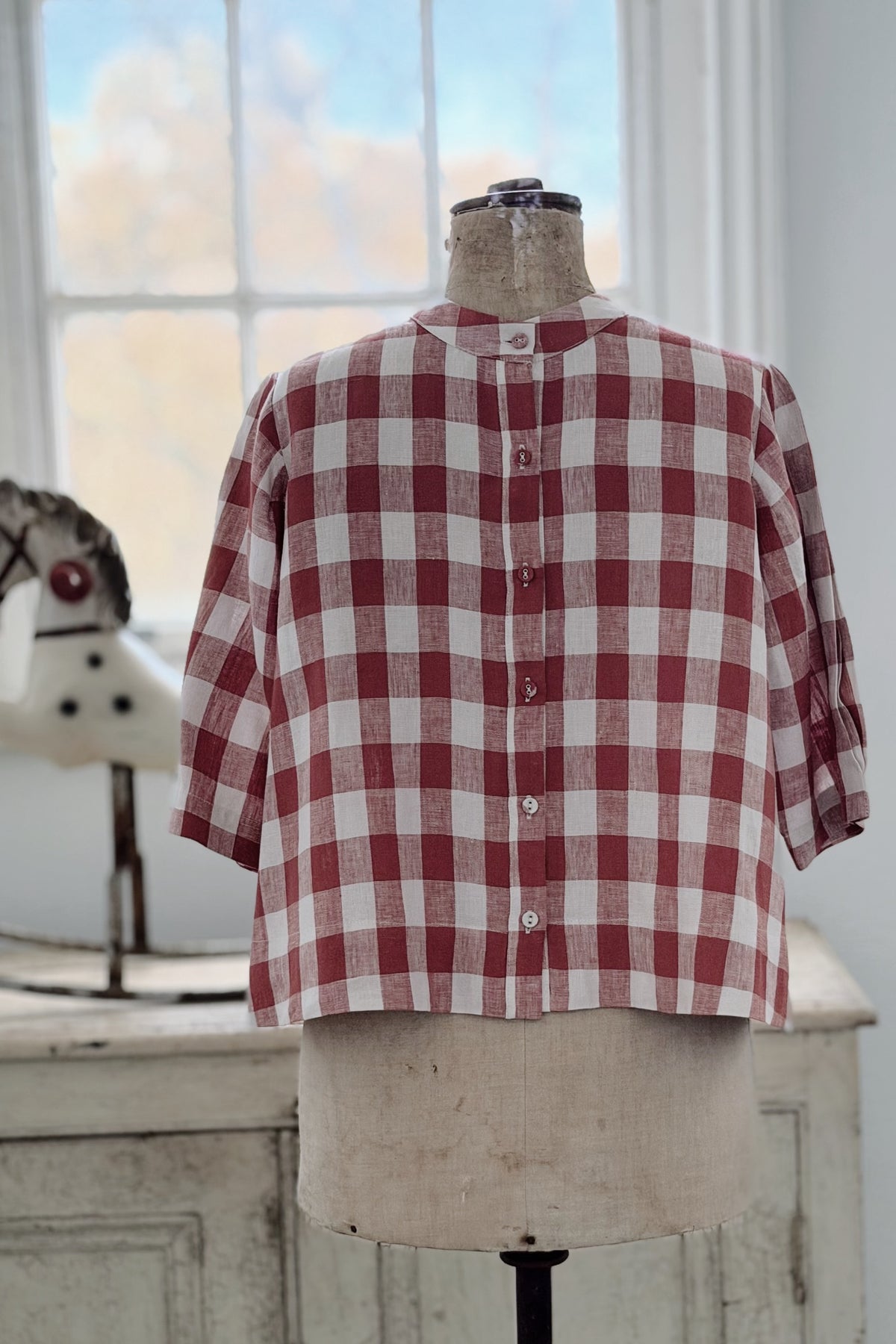 PS | Loretta Top | Rust Check | XS
