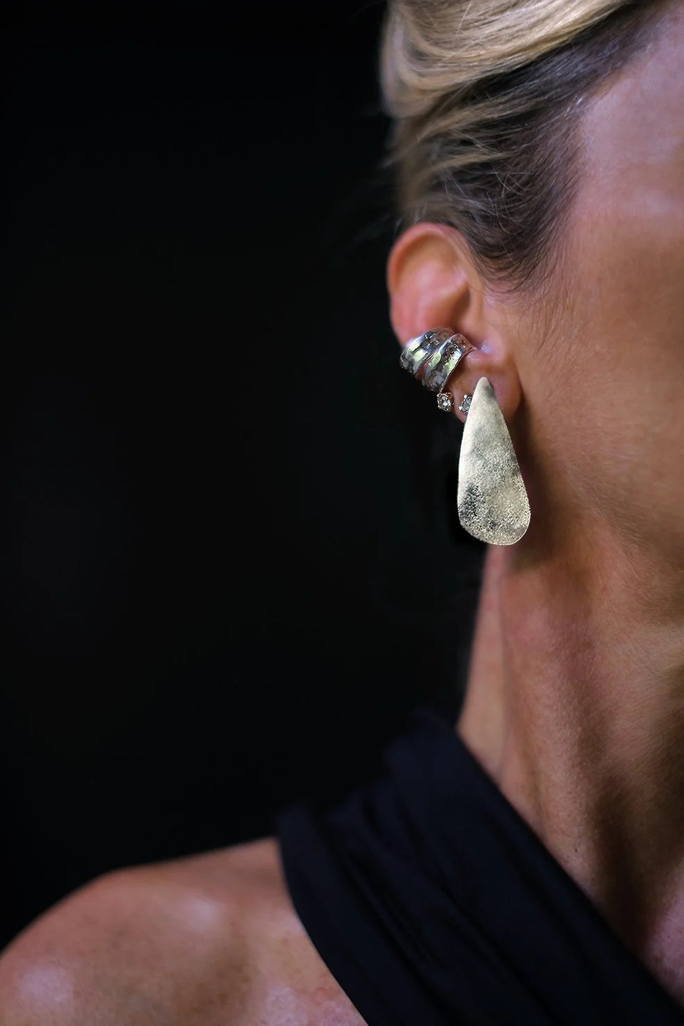 EWA Tribal | Pointed Stud Earrings | Silver