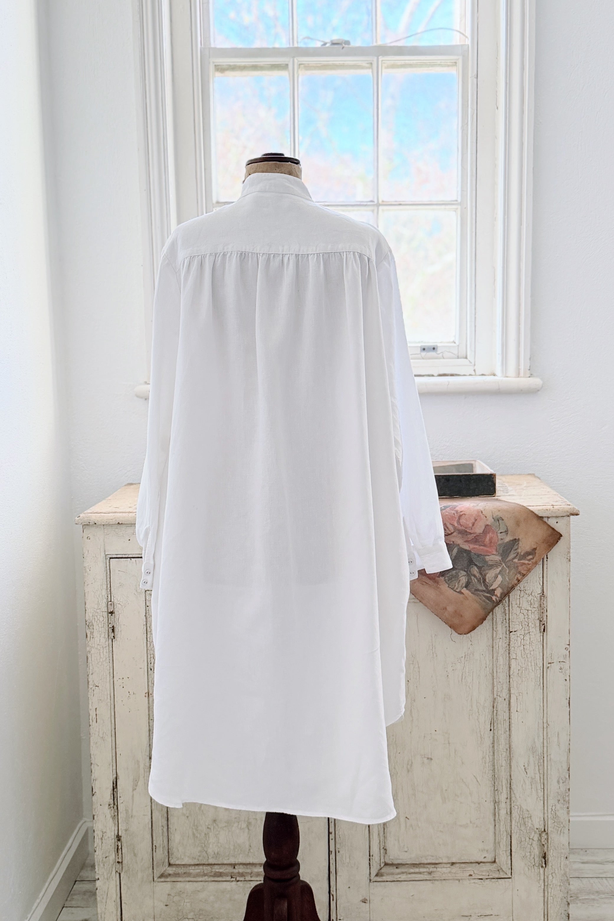 GW | Ophelia Shirt Dress | White | M