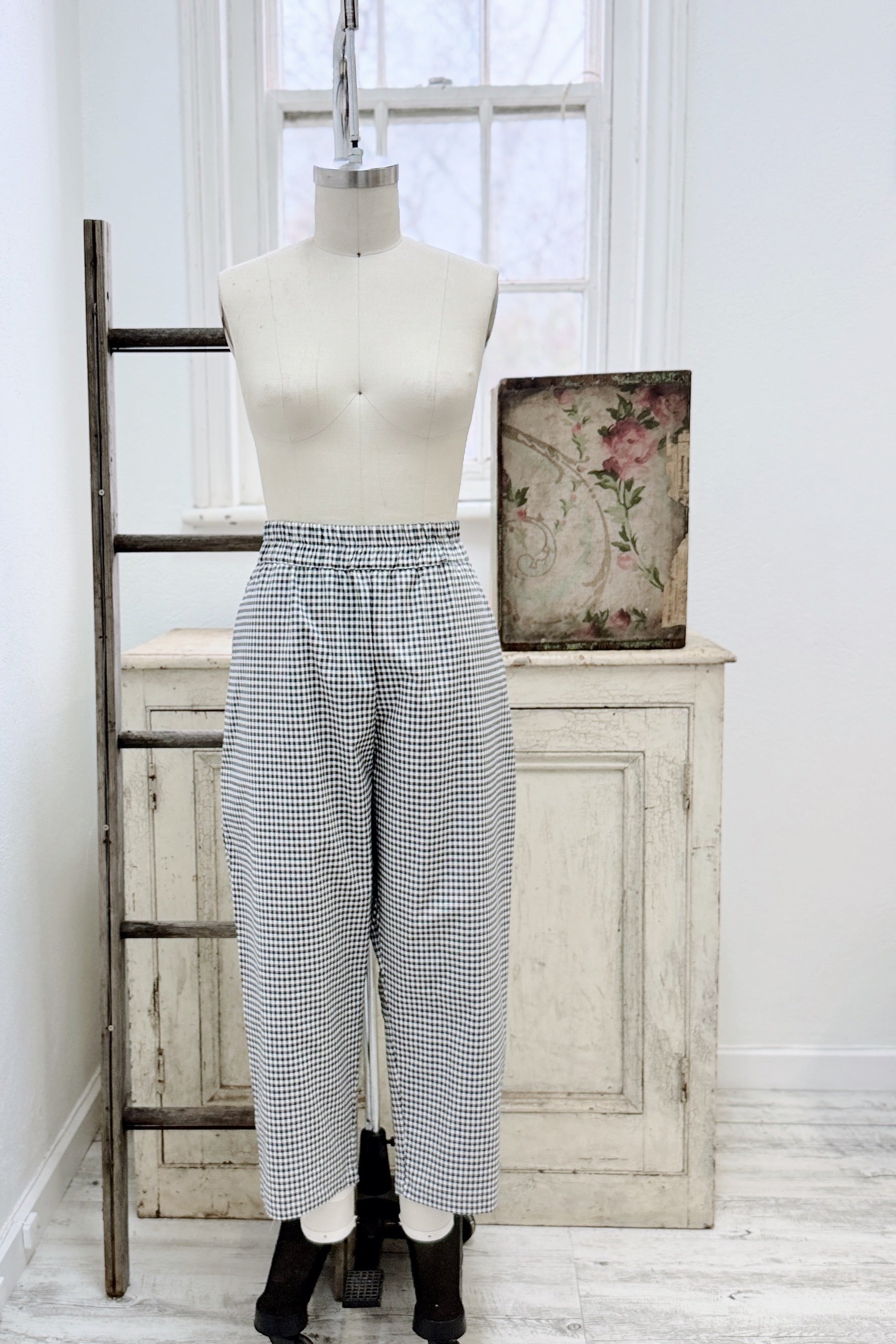 GW | Sammi Pant | Smokey Blue Check | L