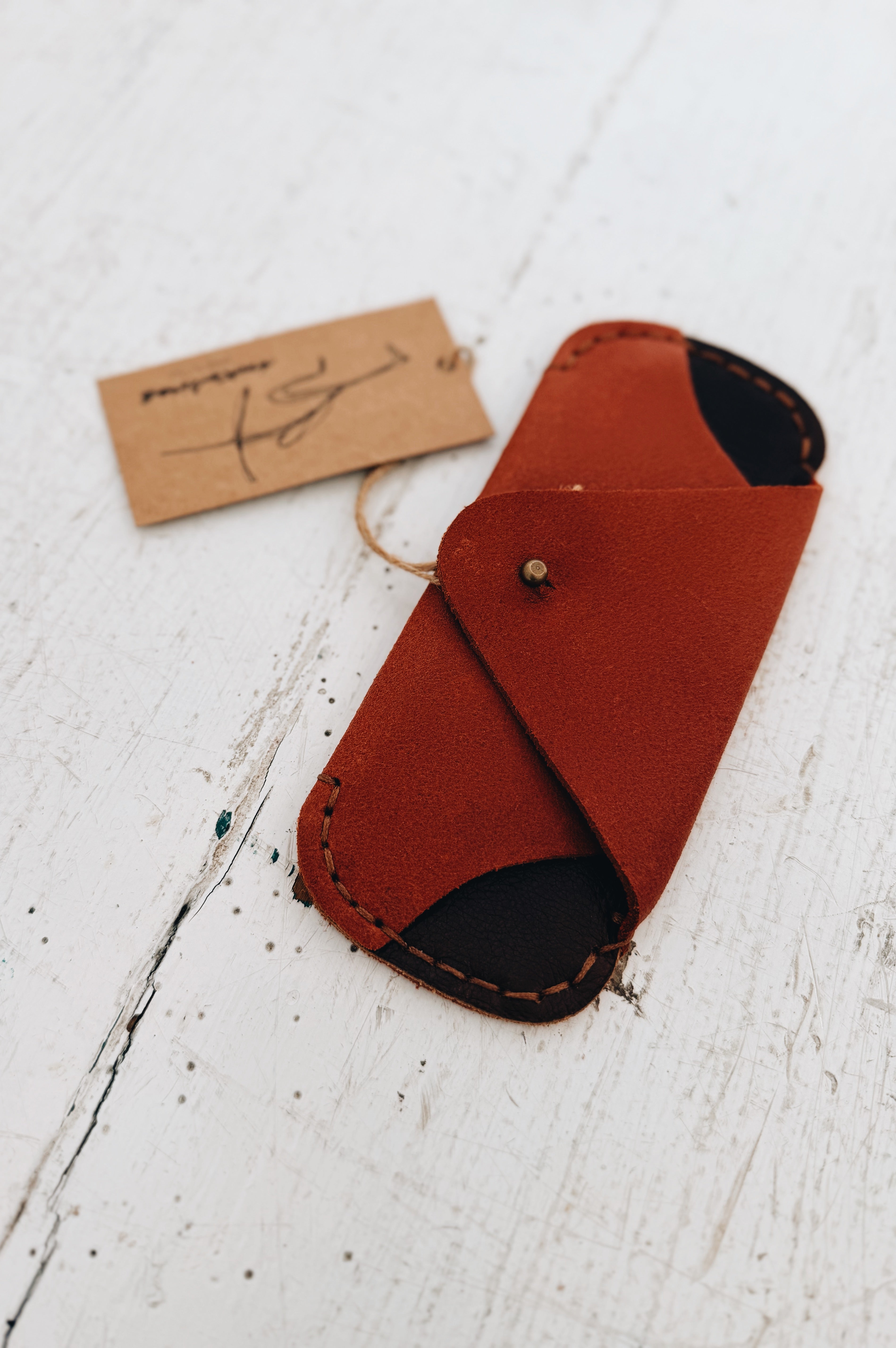 Ink Olives | Glasses Case | Rust