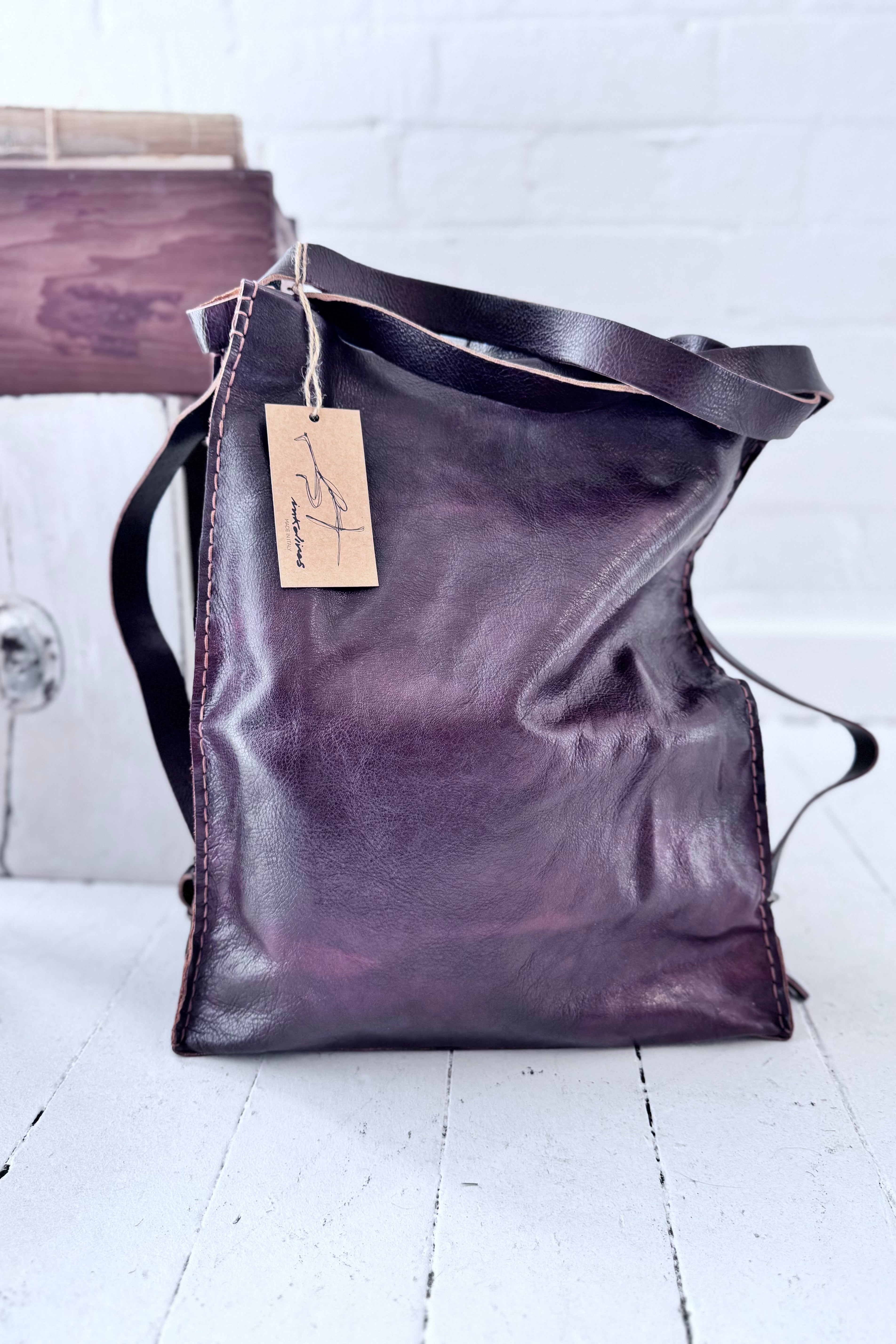 Ink Olives | Roma Backpack | Chocolate