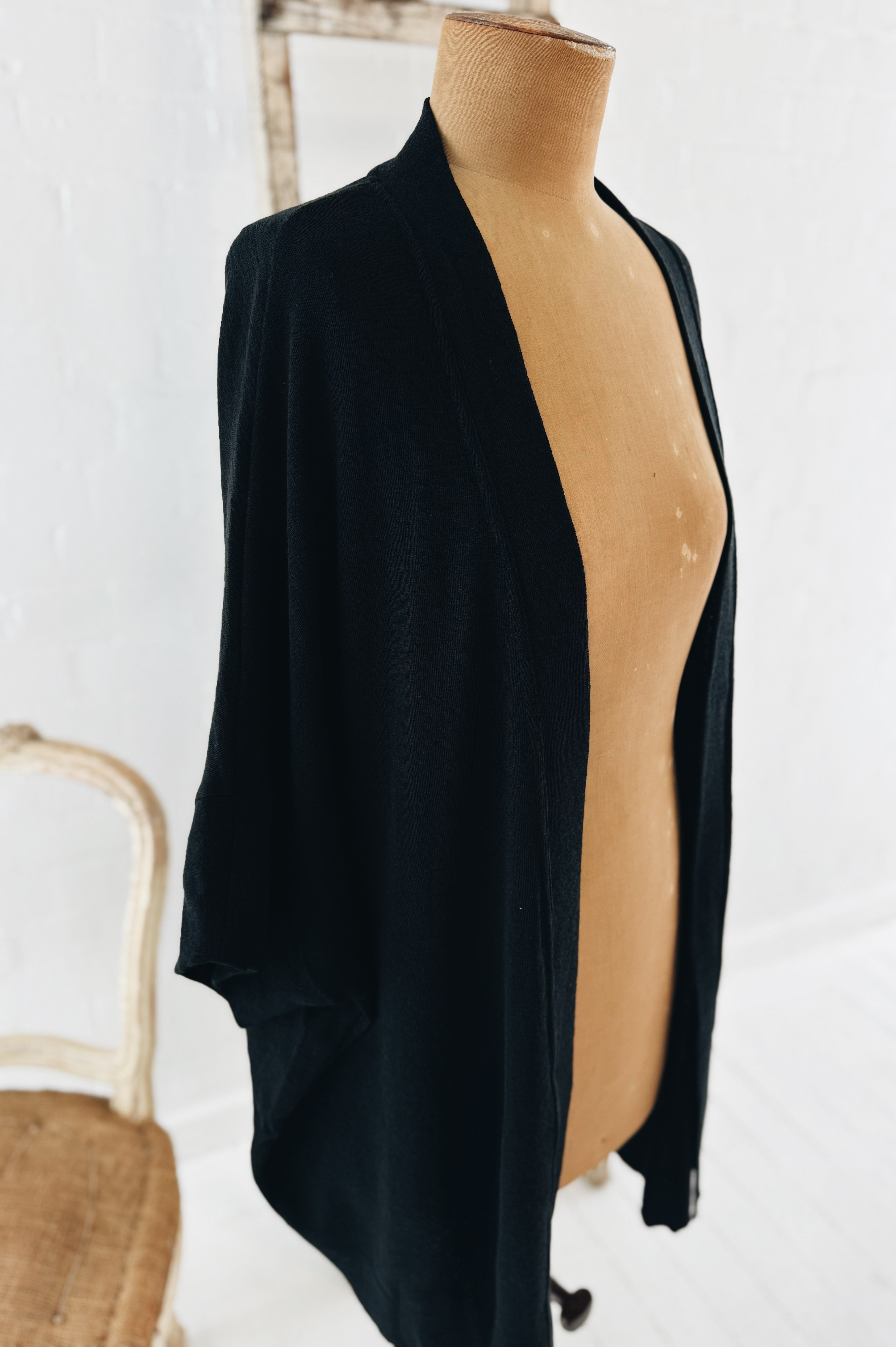 Merino Cardigan | Black
