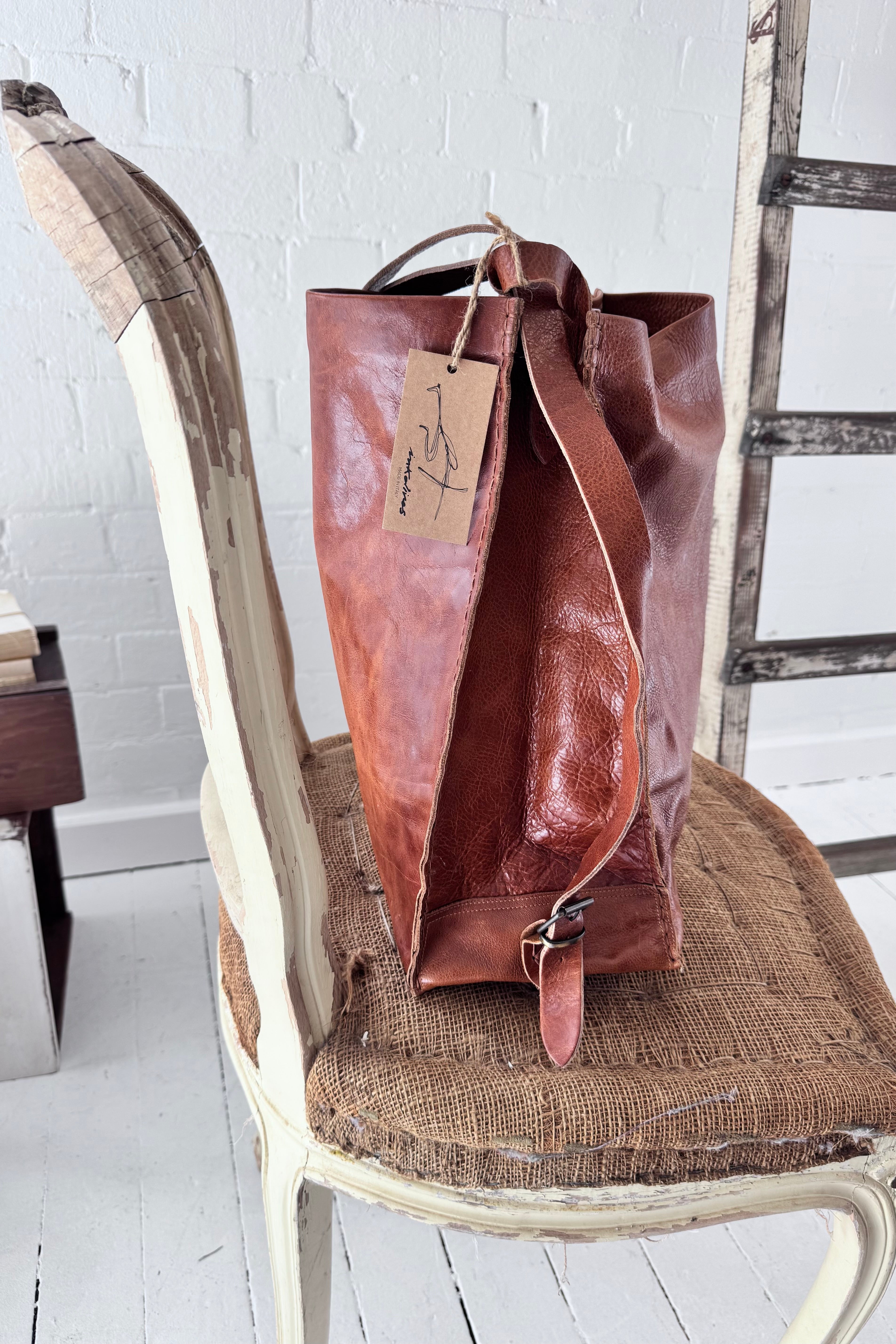 Ink Olives | Roma Backpack | Tan