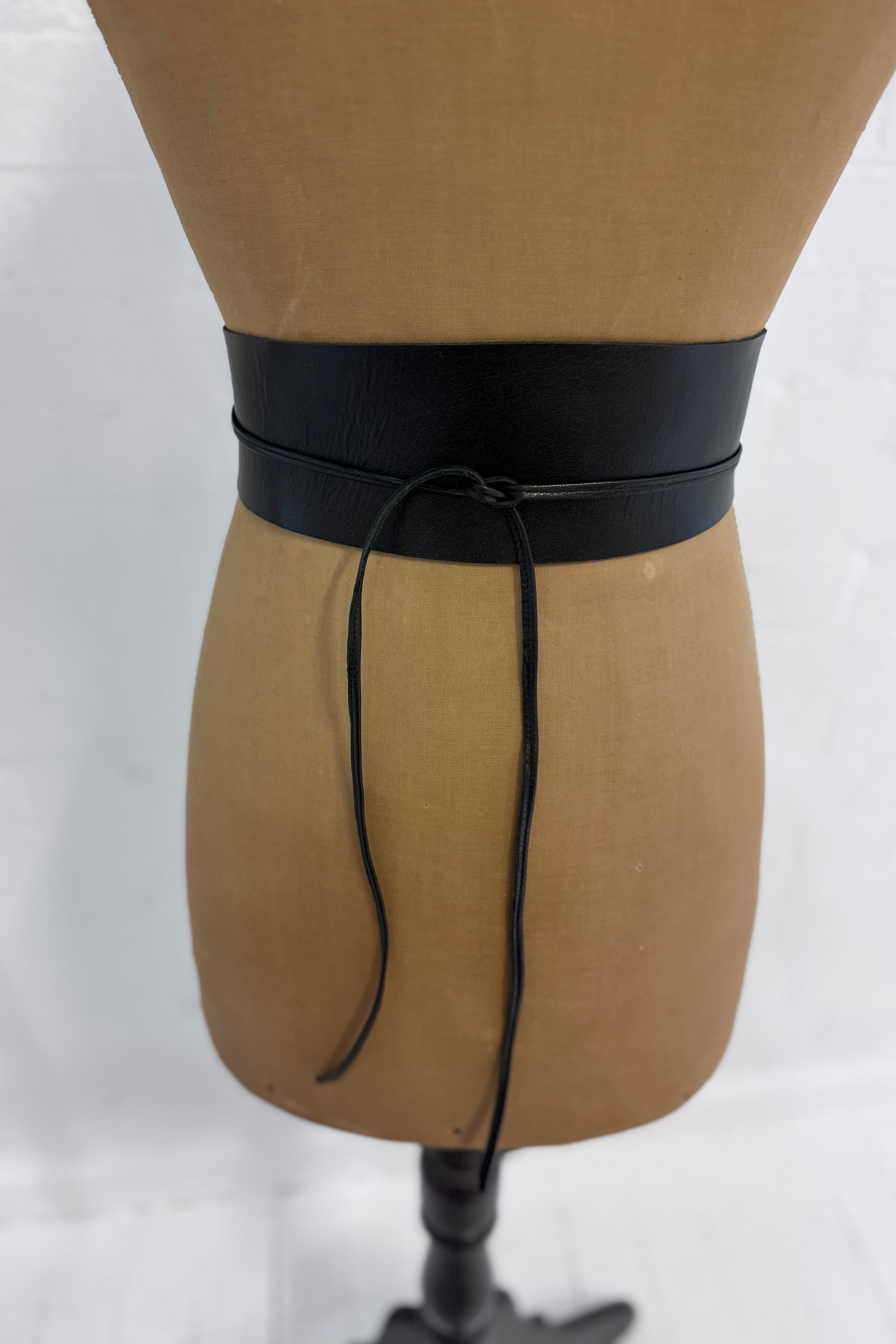 Ink Olives | Cipresso Belt | Black